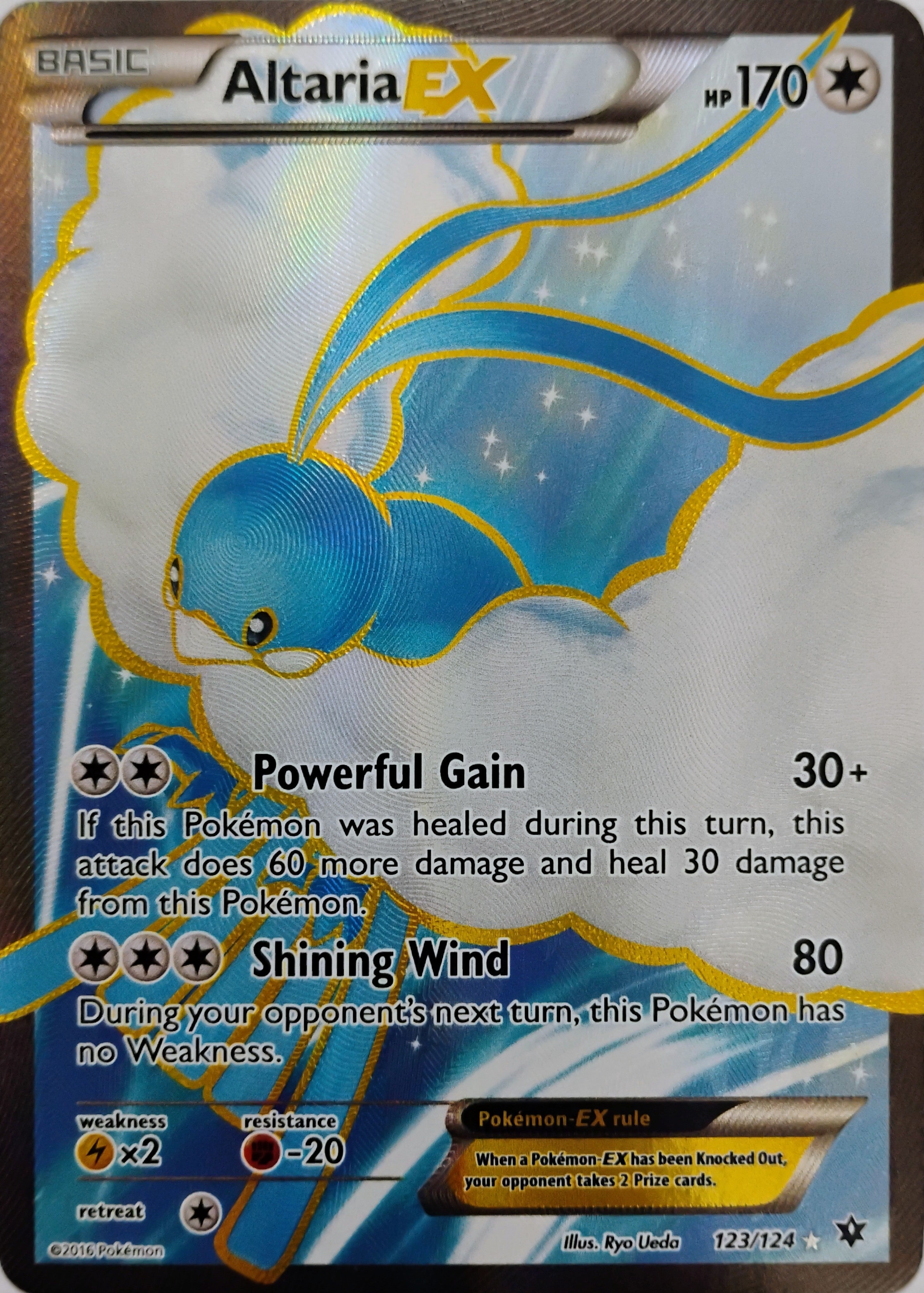 Pokémon tcg Altaria Ex 123/124