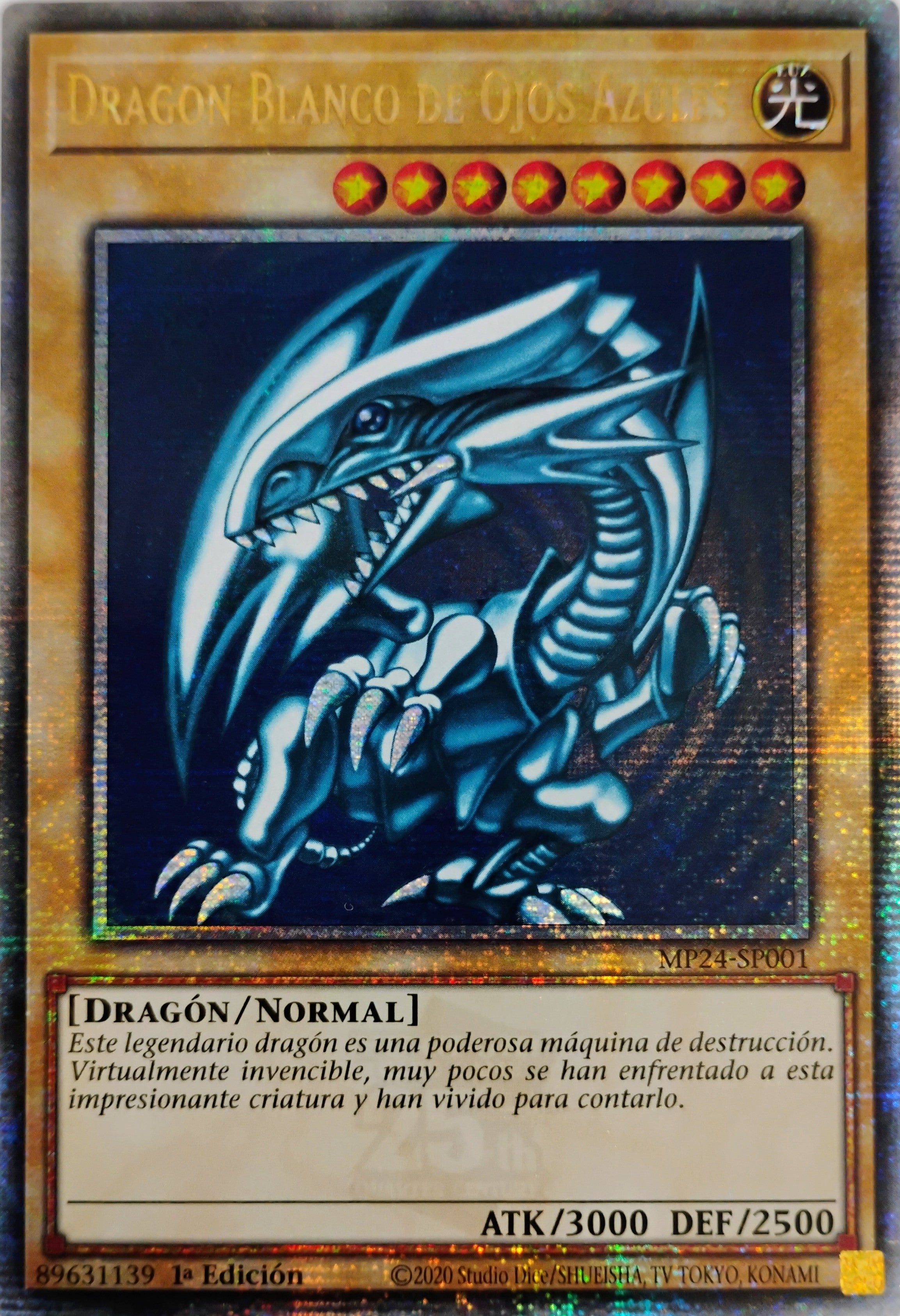 Yugioh! Dragón Blanco De Ojos Azules Mp24-sp001 1st Ed