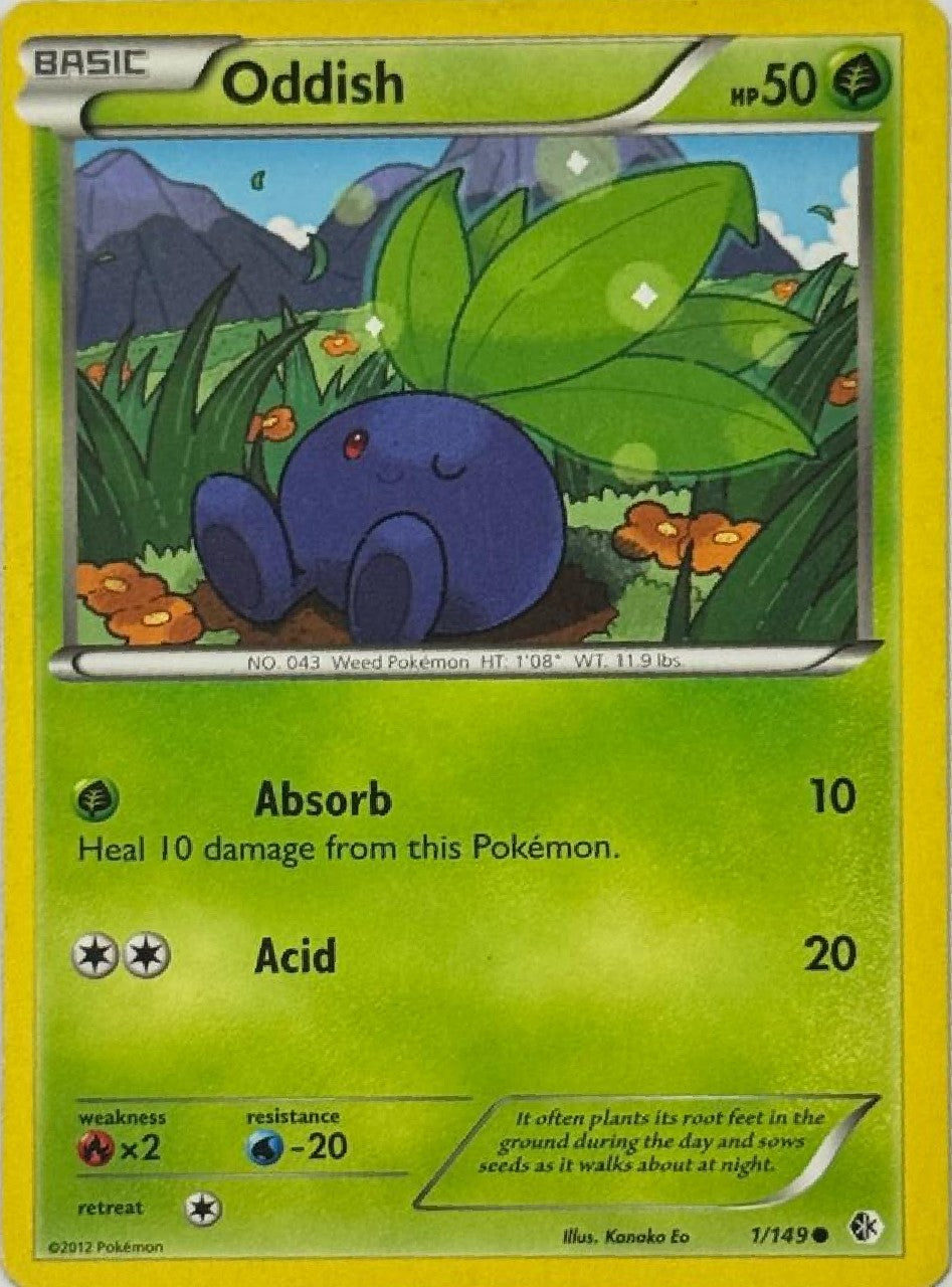 Pokémon Tcg Oddish 1/149