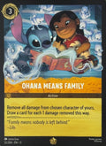 Disney Lorcana Ohana Means Family 32/204 Borless