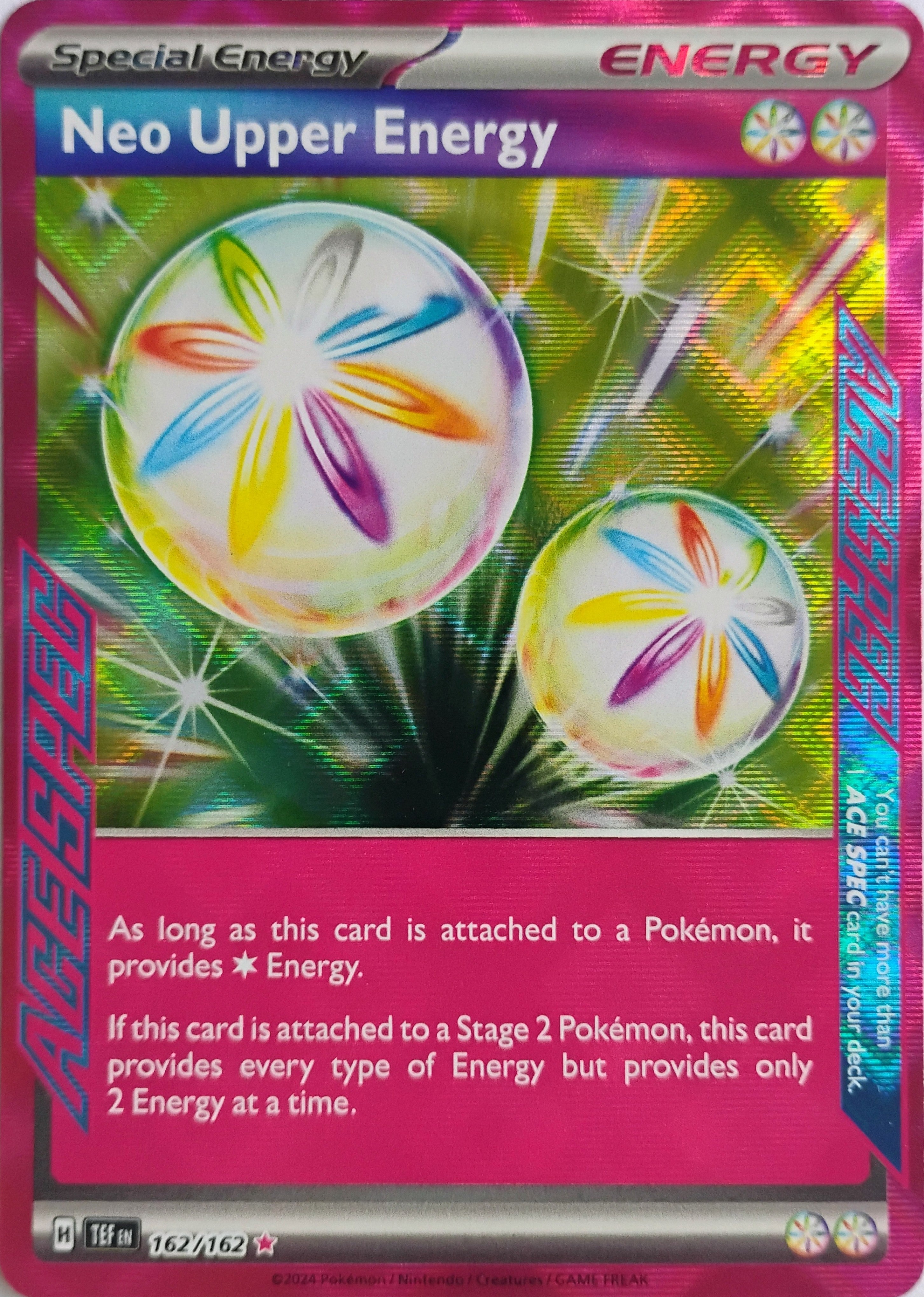 Pokémon tcg Neo Upper Energy 162/162
