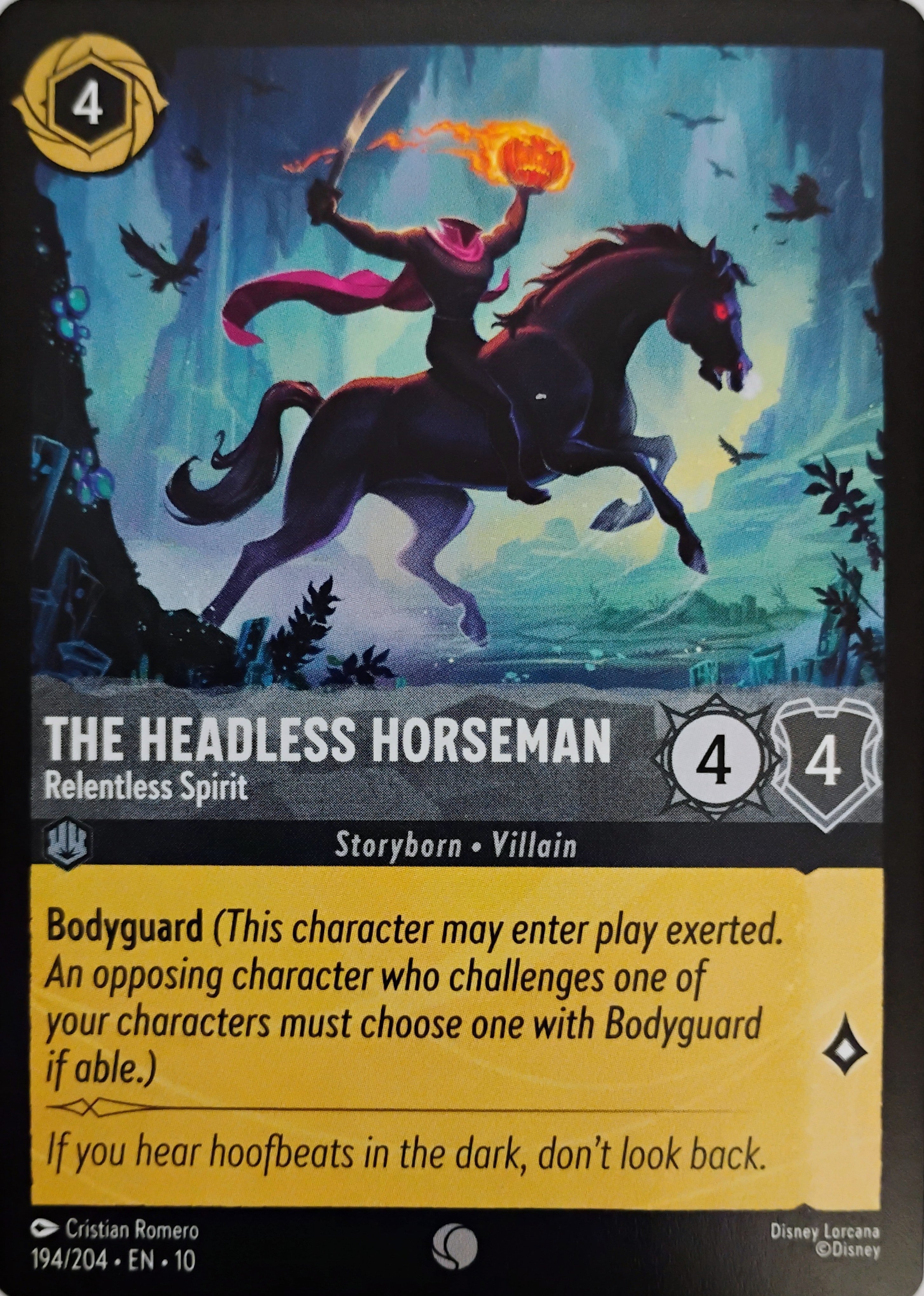 Disney Lorcana The Headless Horseman 194/204