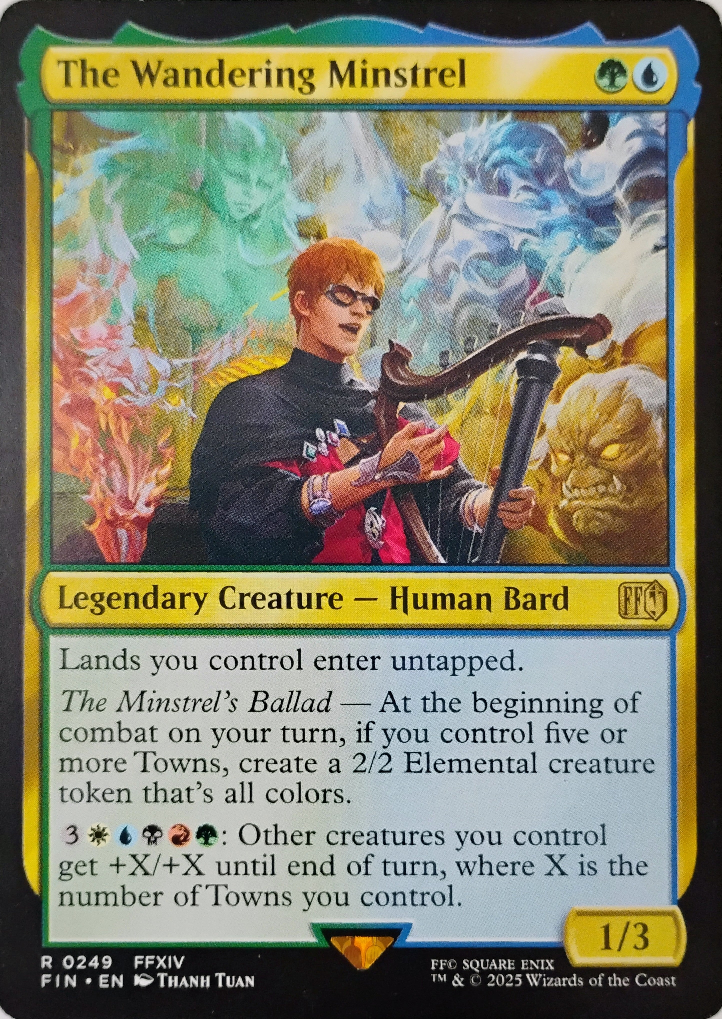 Magic tcg The Wandering Minstrel 0249 Rare