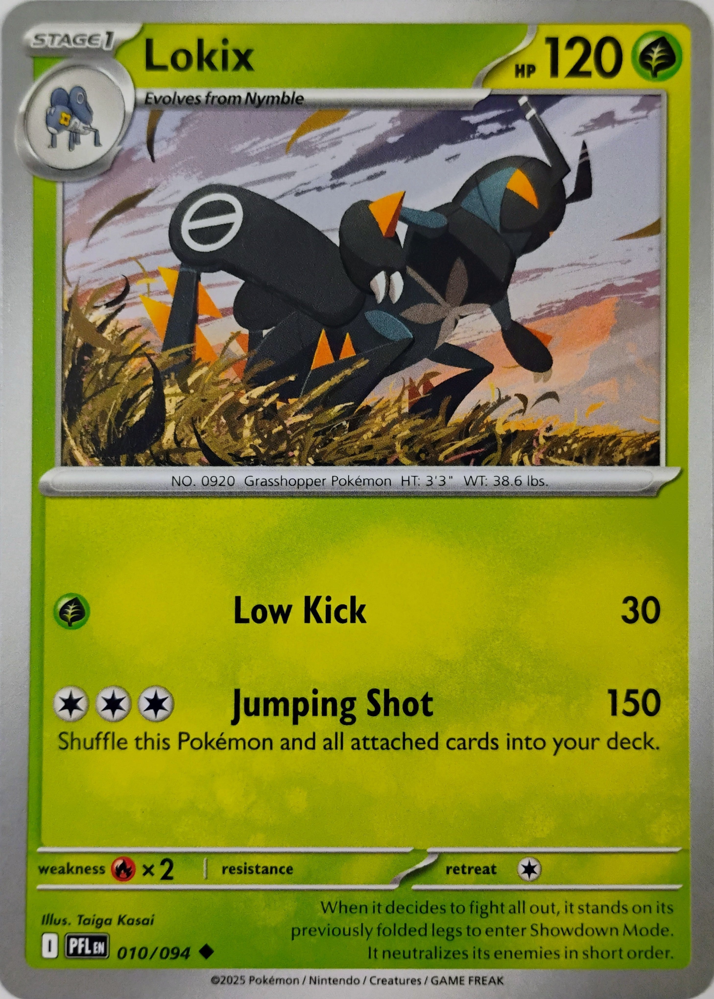 Pokémon tcg Lokix 010/094