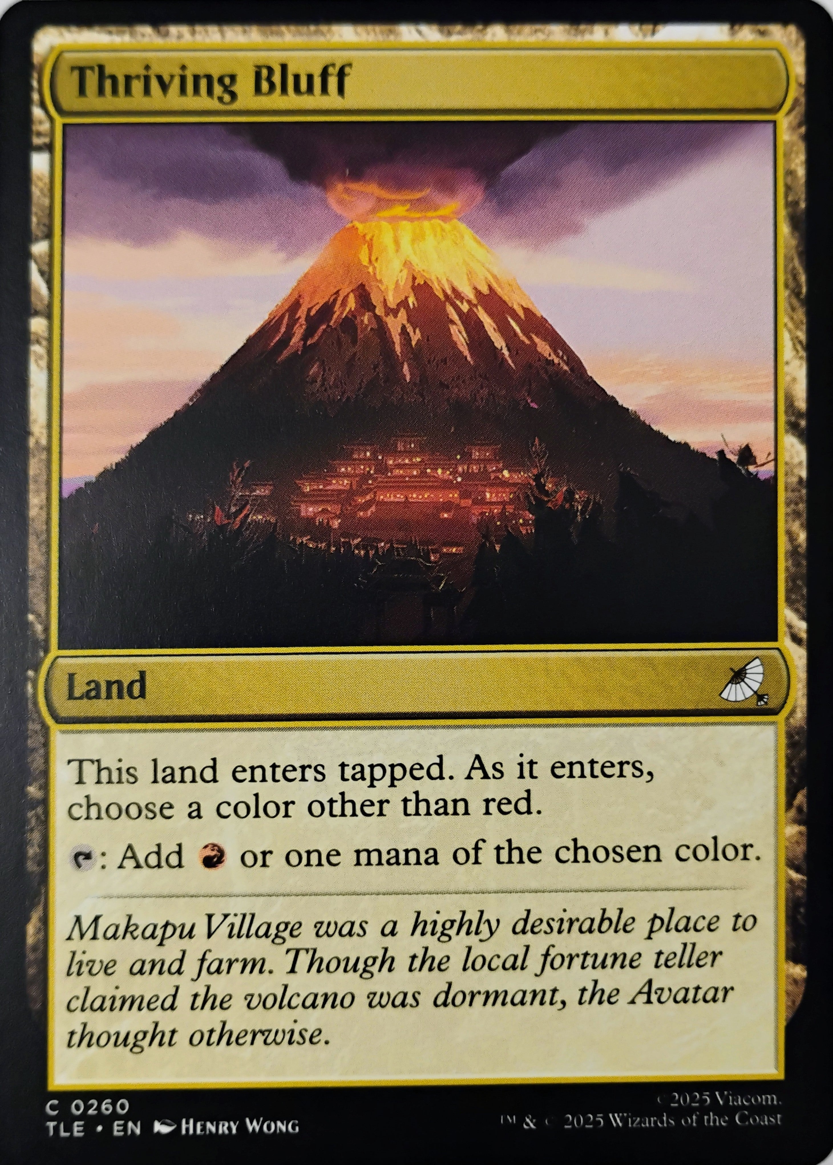 Magic tcg Thriving Bluff 0260