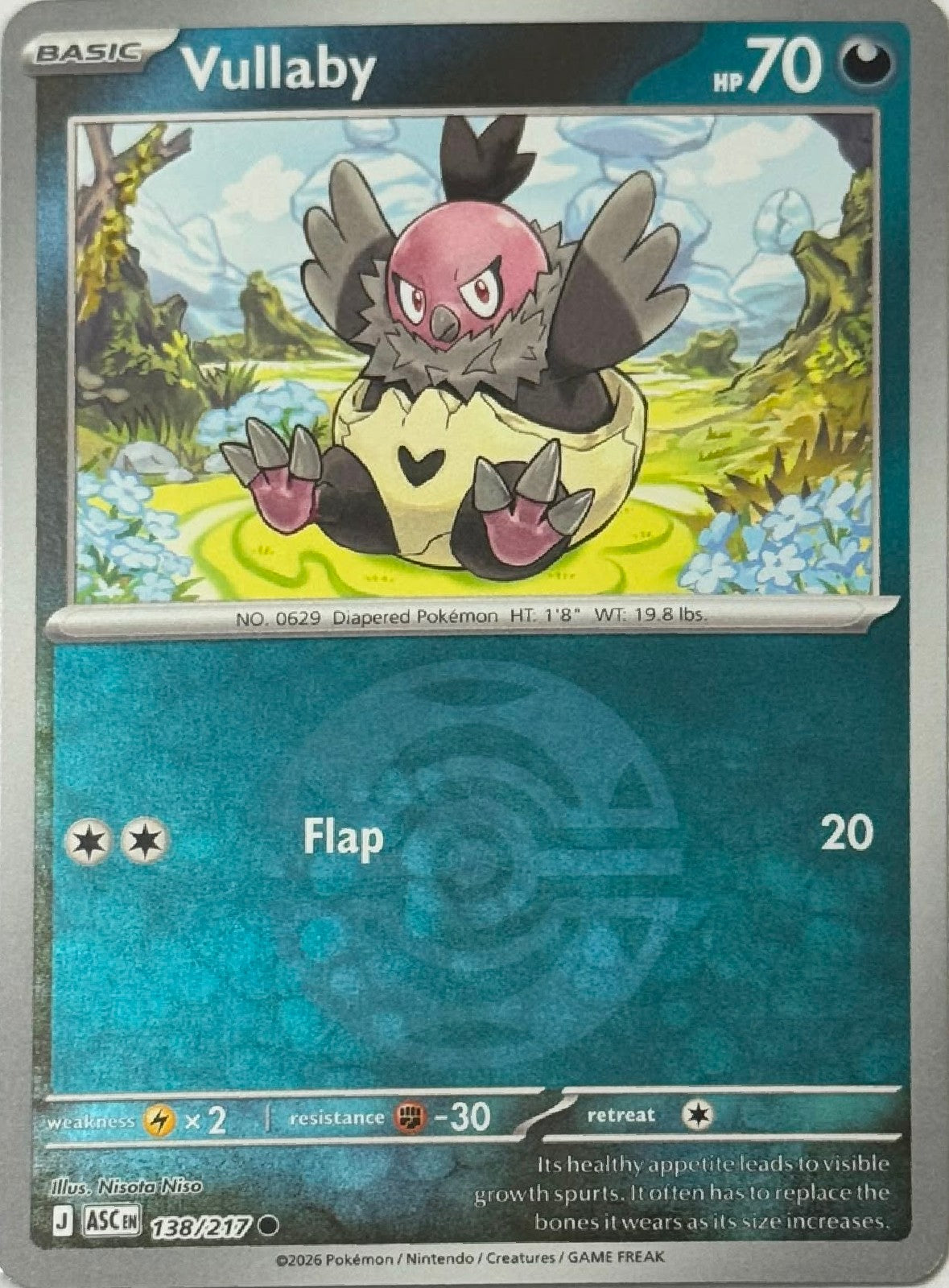 Pokémon Tcg Vullaby 138/217 (Dusk Ball)