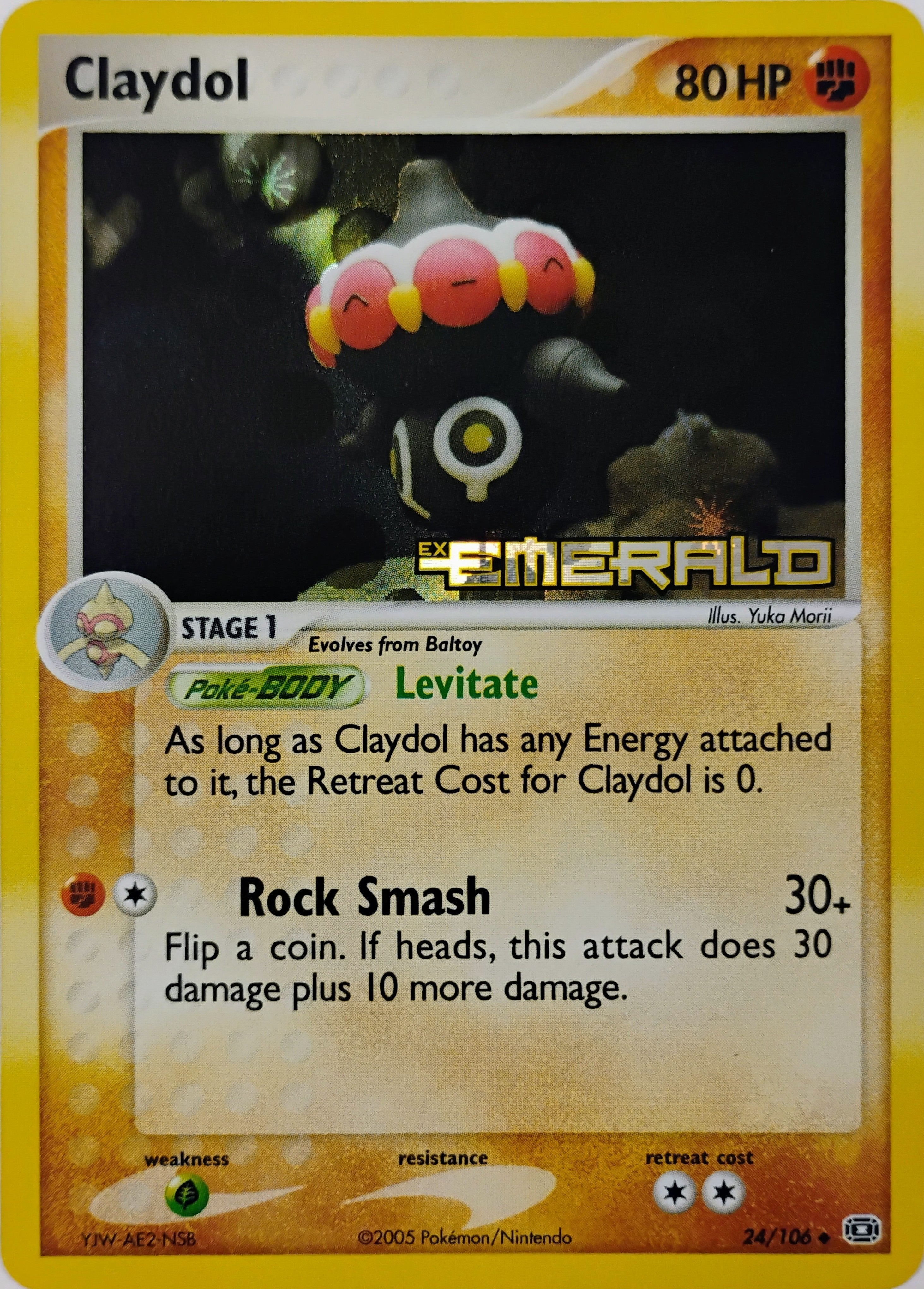 Pokémon tcg Claydol 24/106 (Emerald) Holo
