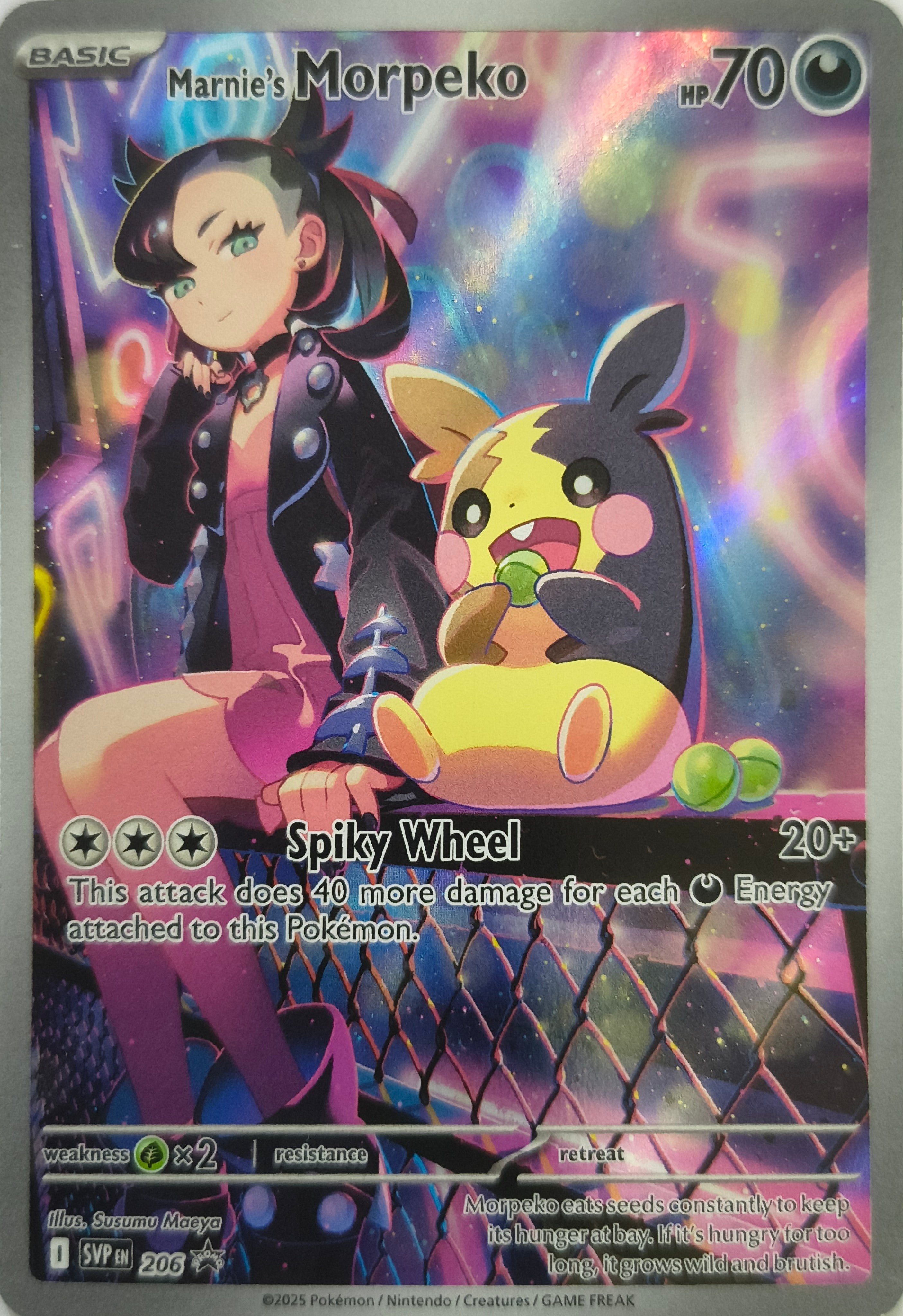 Pokémon tcg Marnie's Morpeko 206