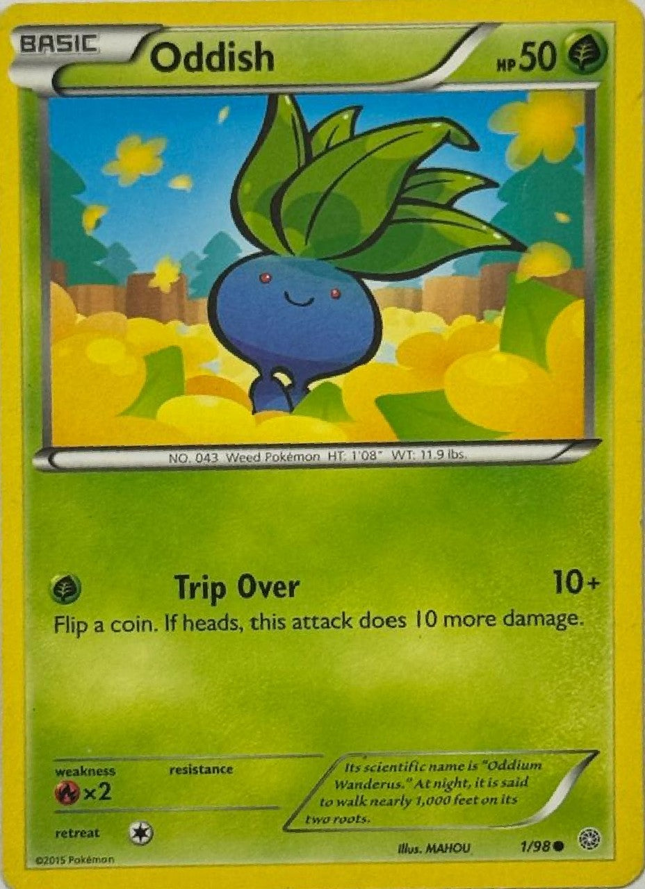 Pokémon Tcg Oddish 1/98
