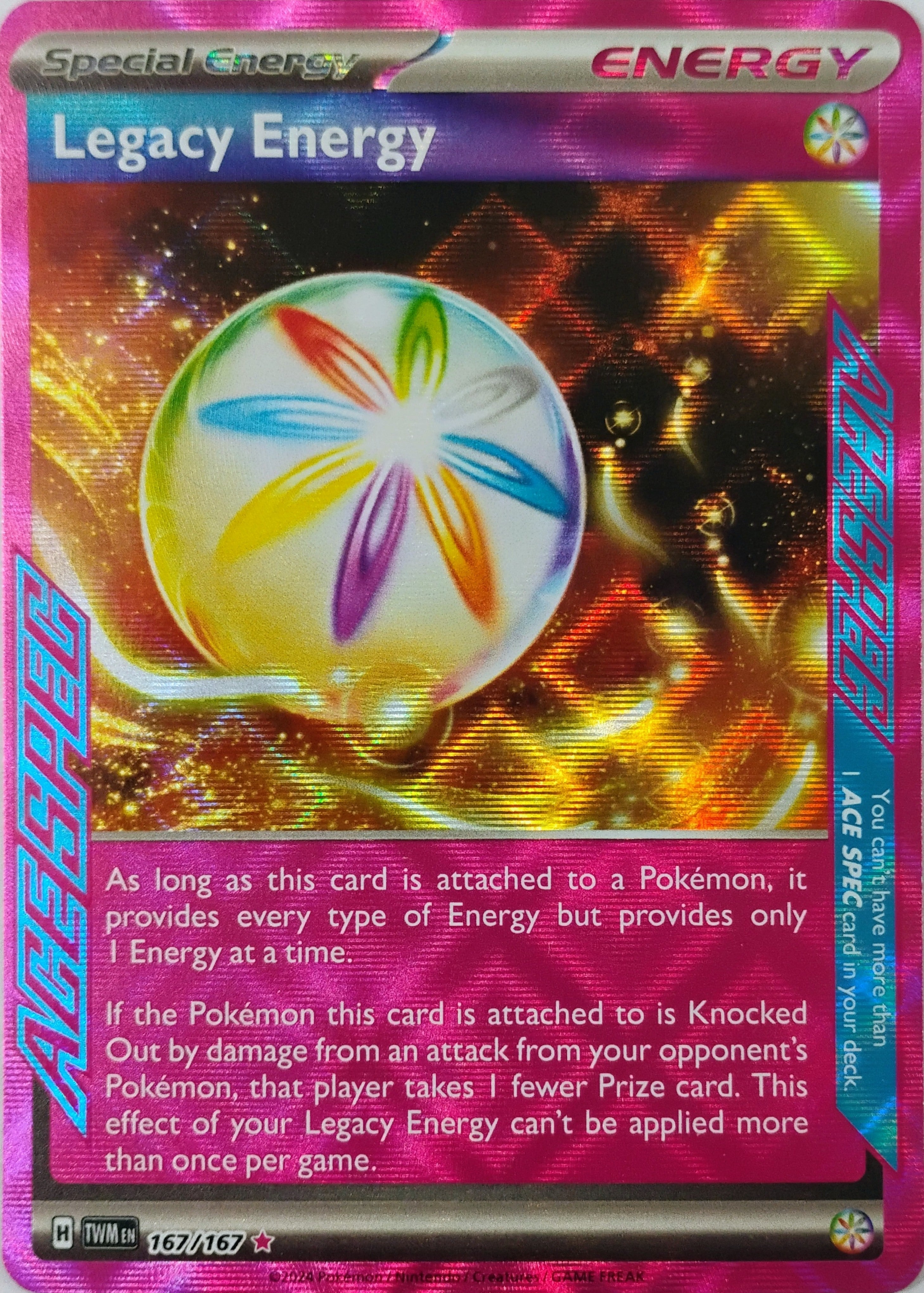 Pokémon tcg Legacy Energy 167/167