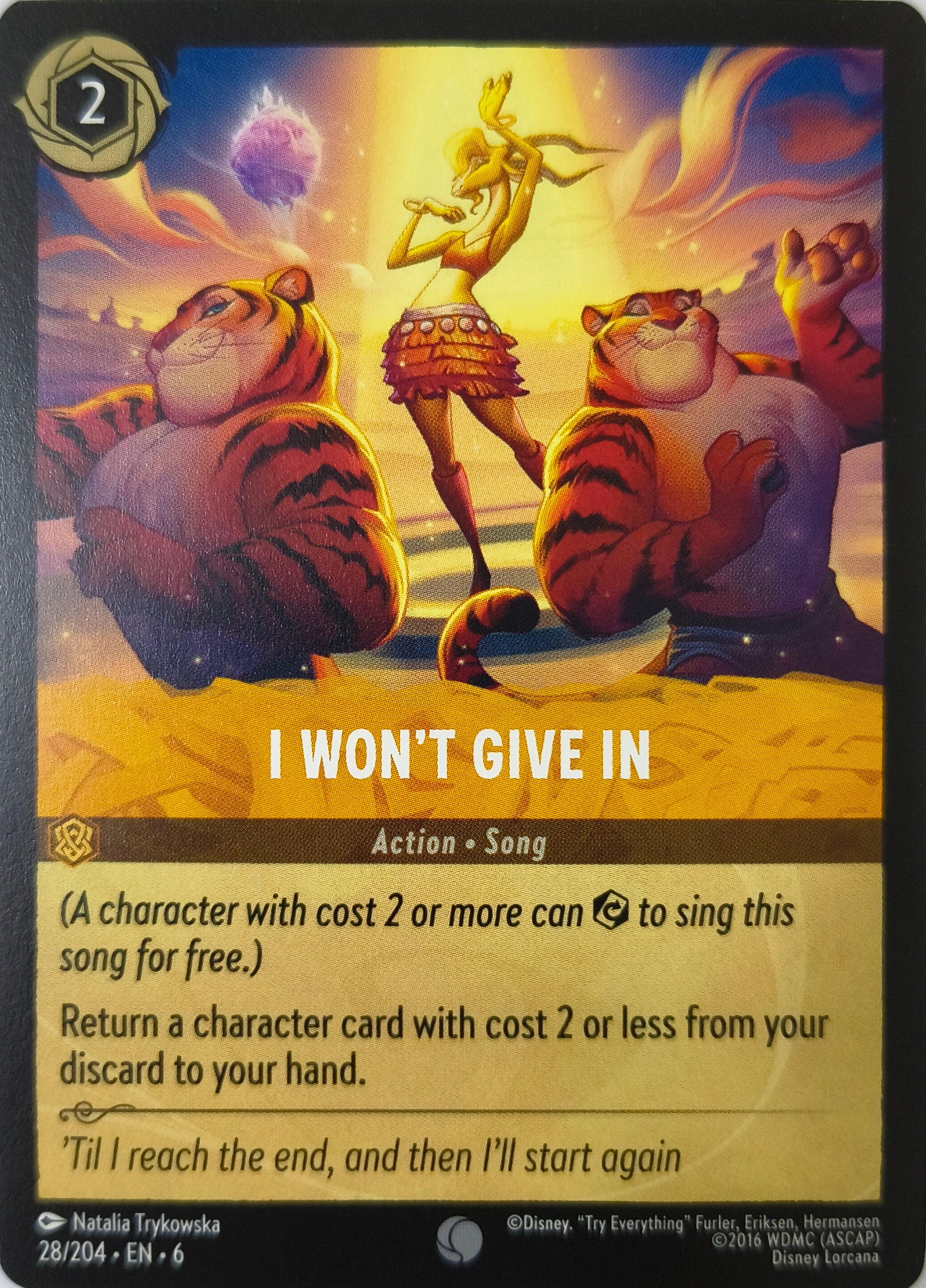Disney Lorcana I Won't Give In 28/204
