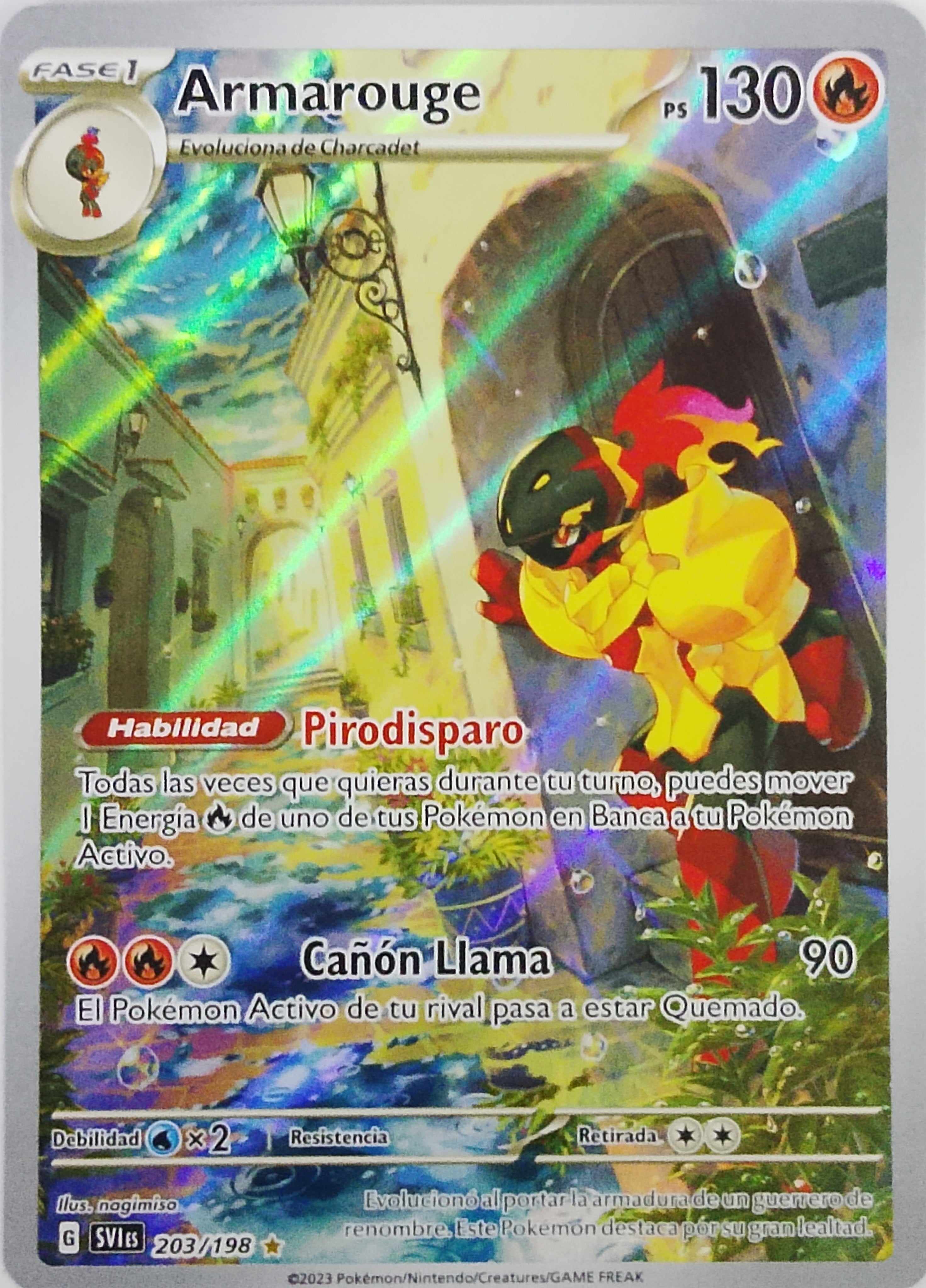 Pokémon Tcg Armarouge 203/198 (Español)