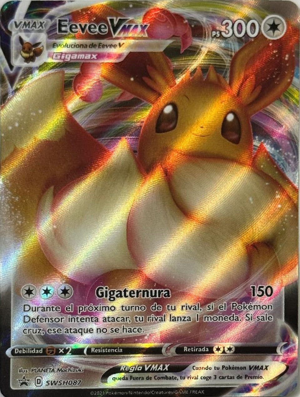 Pokémon Tcg Eevee VMAX SWSH087 (Español)