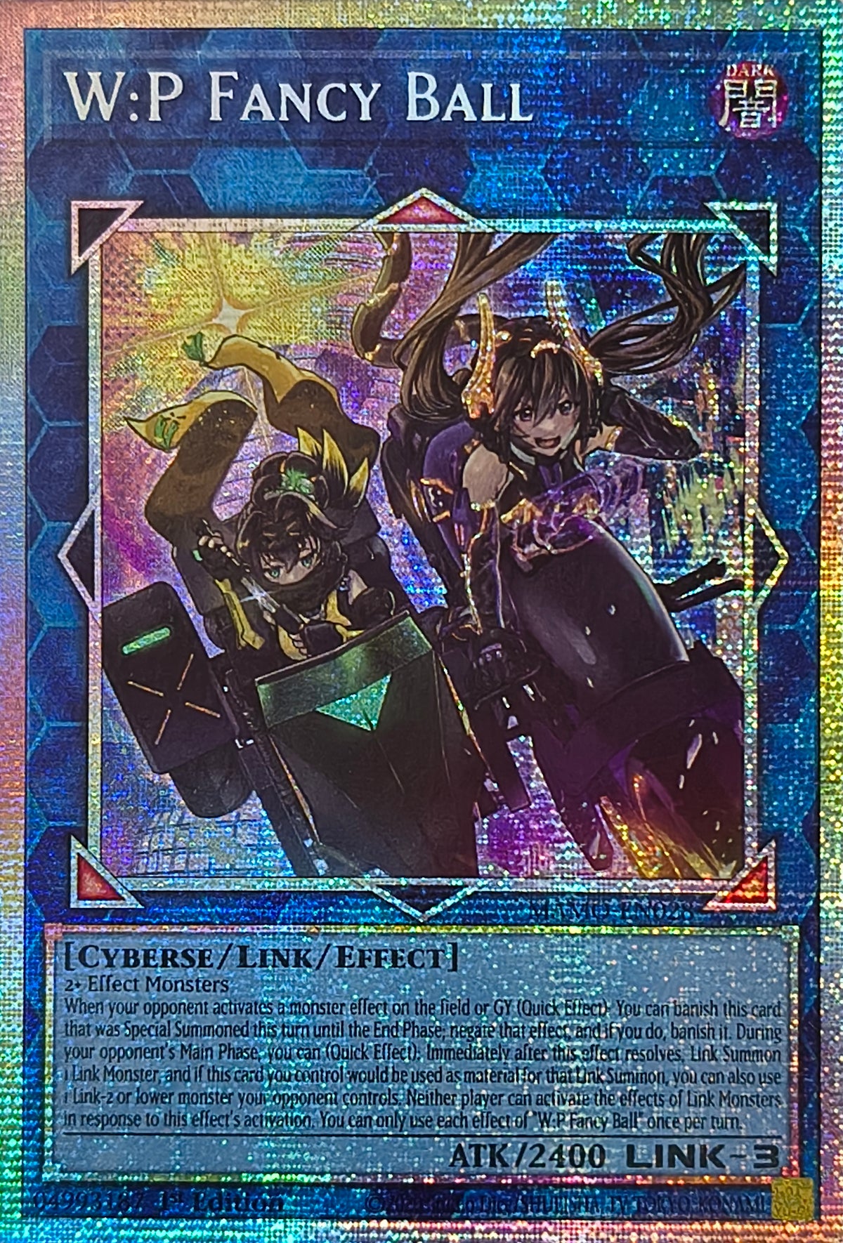 Yugioh! W:p Fancy Ball Mamo-en028 1st Edition Starlight Rare