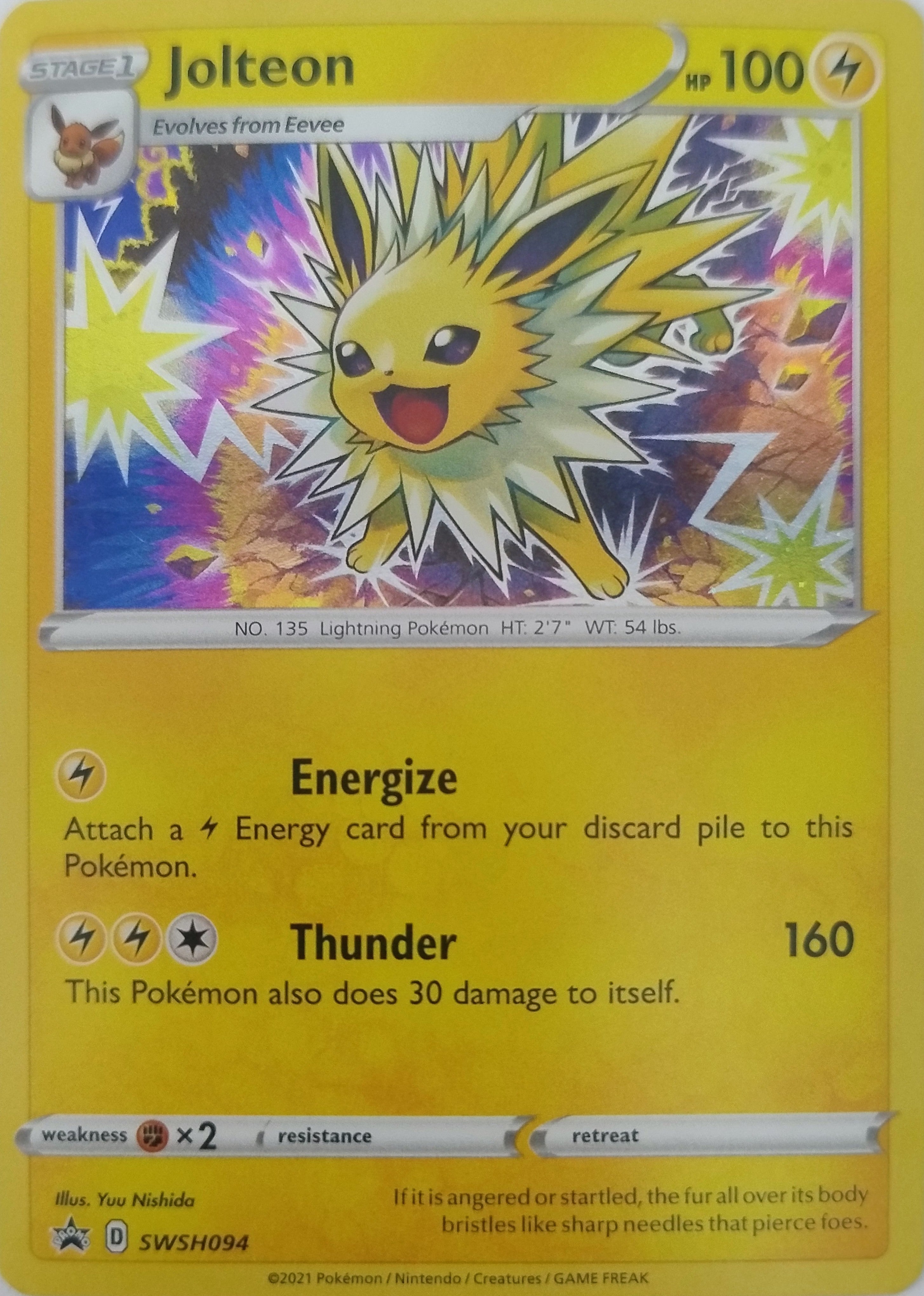 Pokemon Tcg Jolteon Swsh094 Holo (Promo)