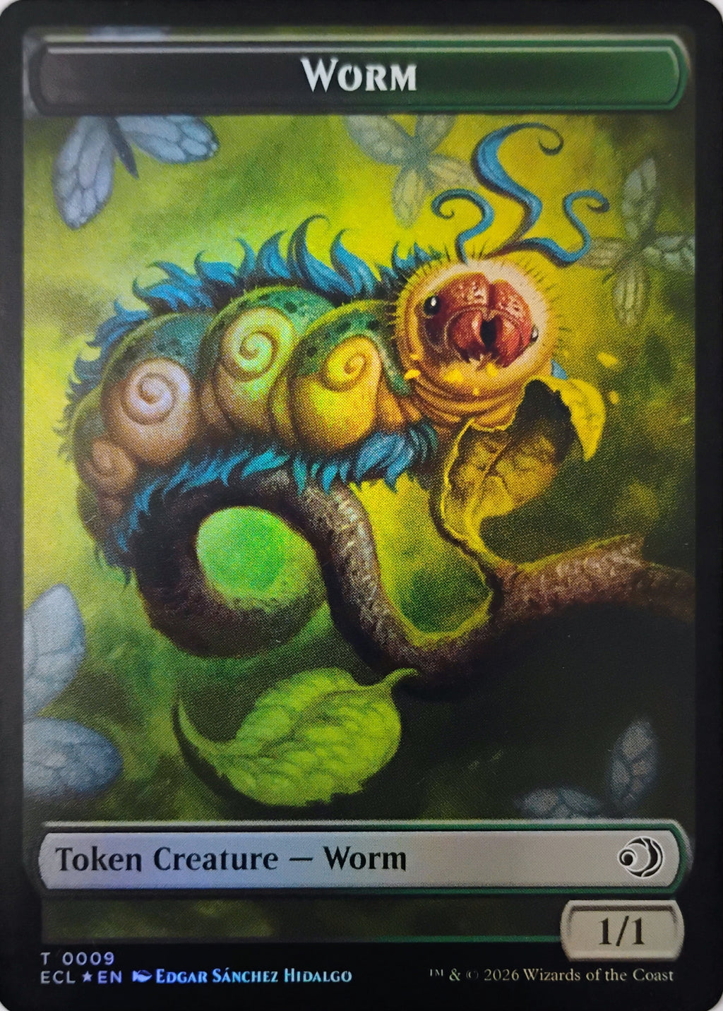 Magic Token Merfolk // Worm 0009 Foil