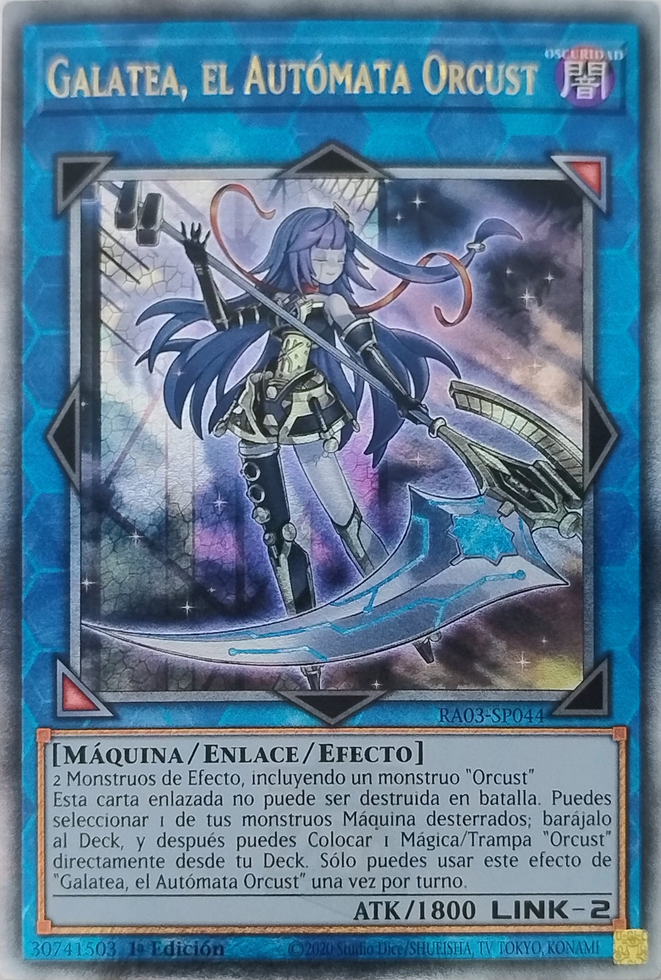 Yugioh! Galatea, El Autómata Orcust Ra03-sp044 1st Edition Quarter
