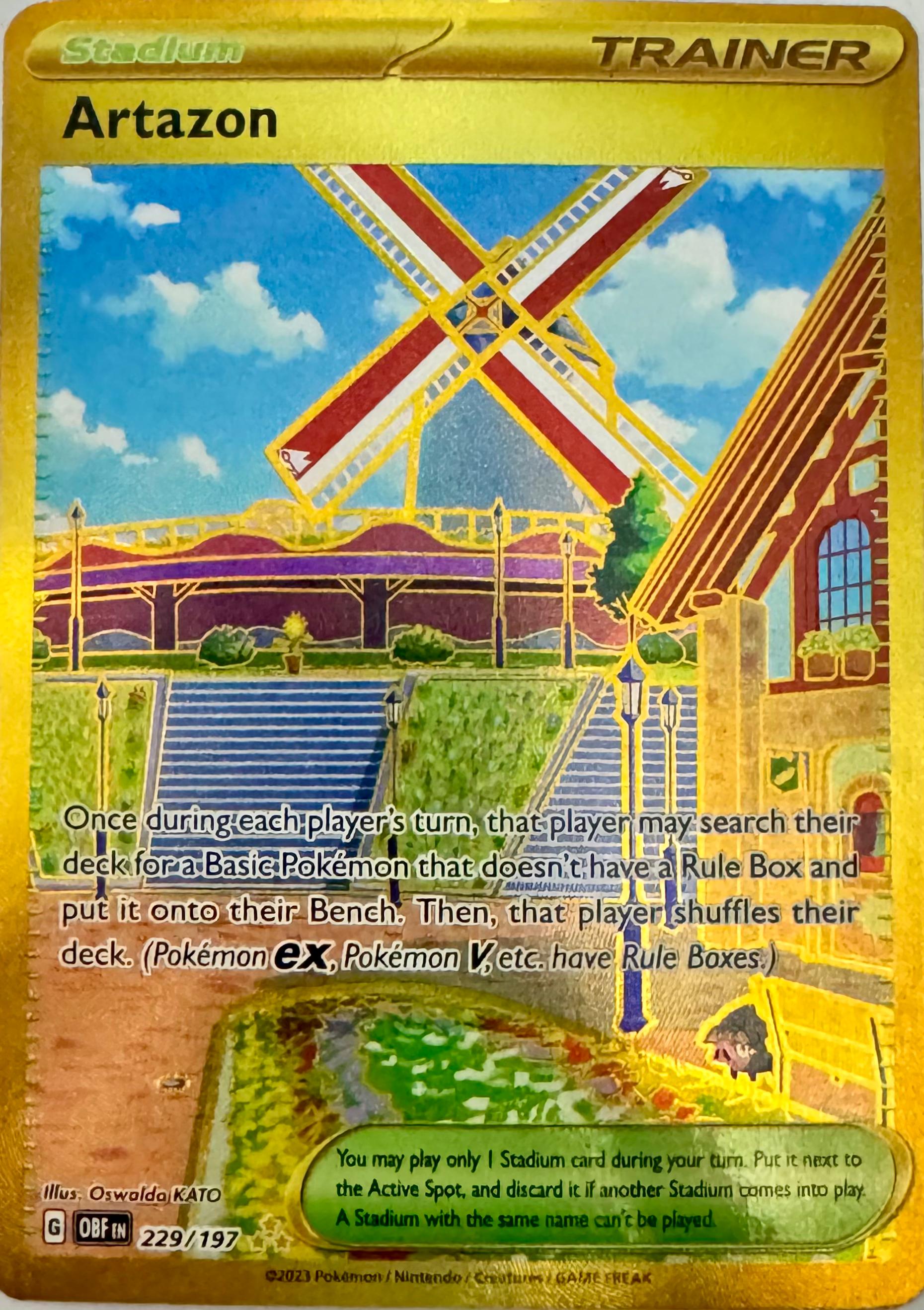Pokémon tcg Artazon 229/197
