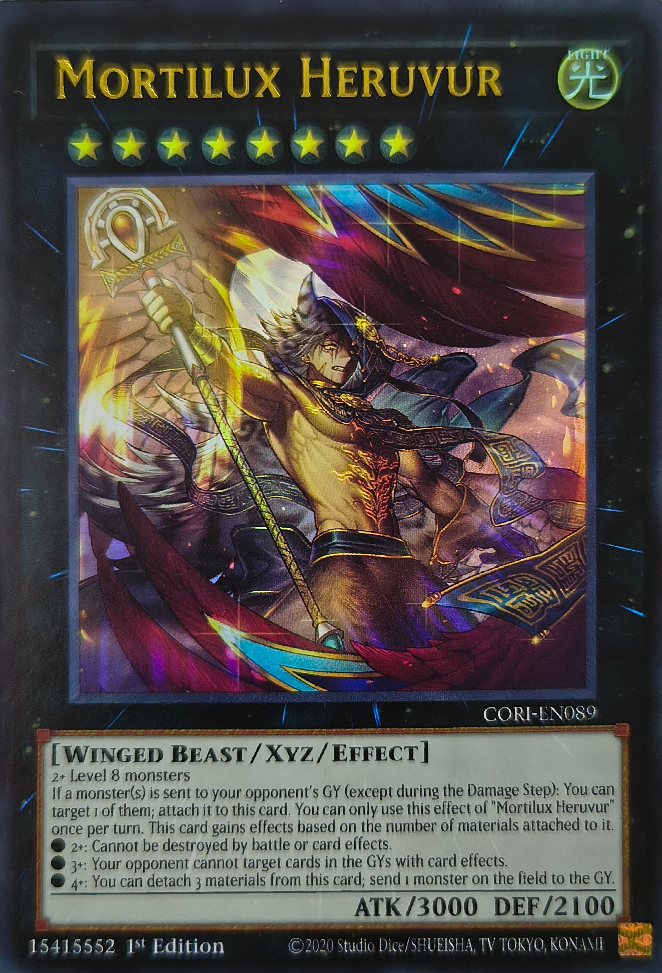 Yugioh! Mortilux Heruvur Cori-en089 1st Edition Ultra Rare