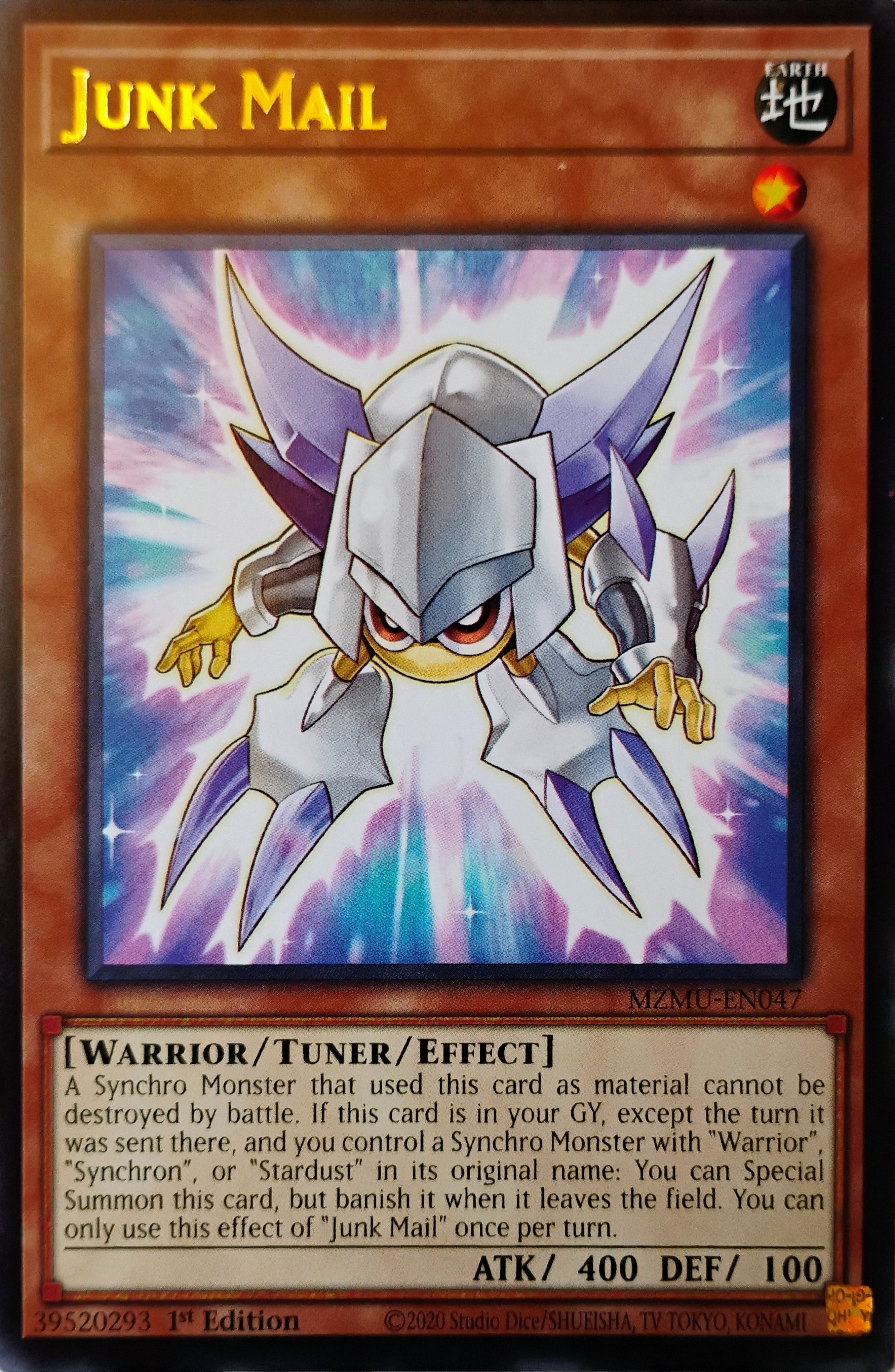 Yugioh! Junk Mail Mzmu-en047 Rara
