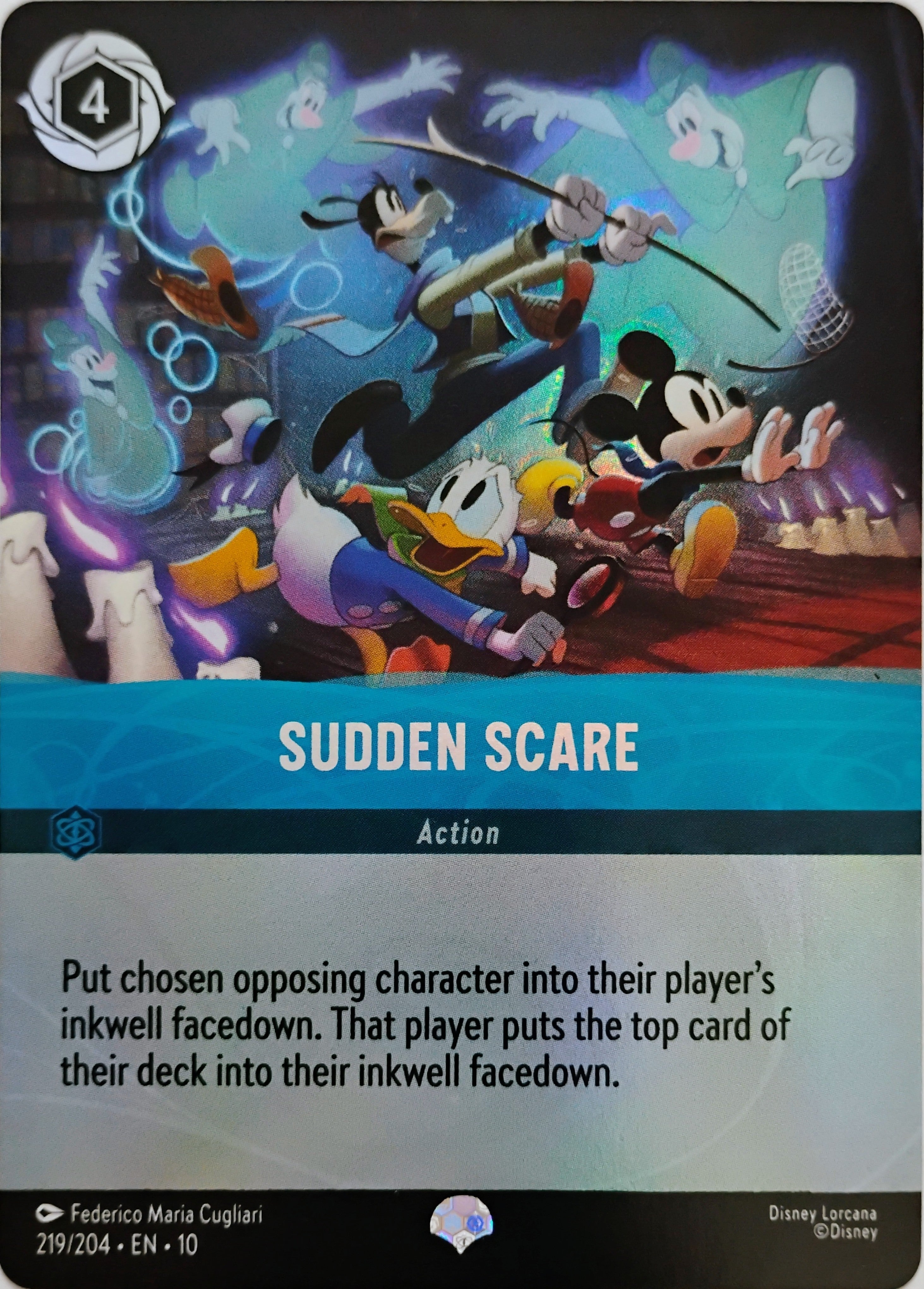 Disney Lorcana Sudden Scare 219/204 (Epic) Foil