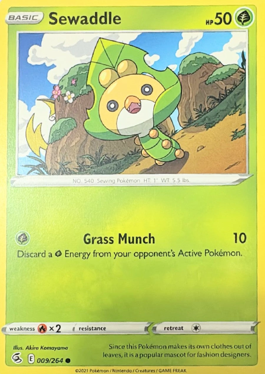 Pokémon Tcg Sewaddle 009/264