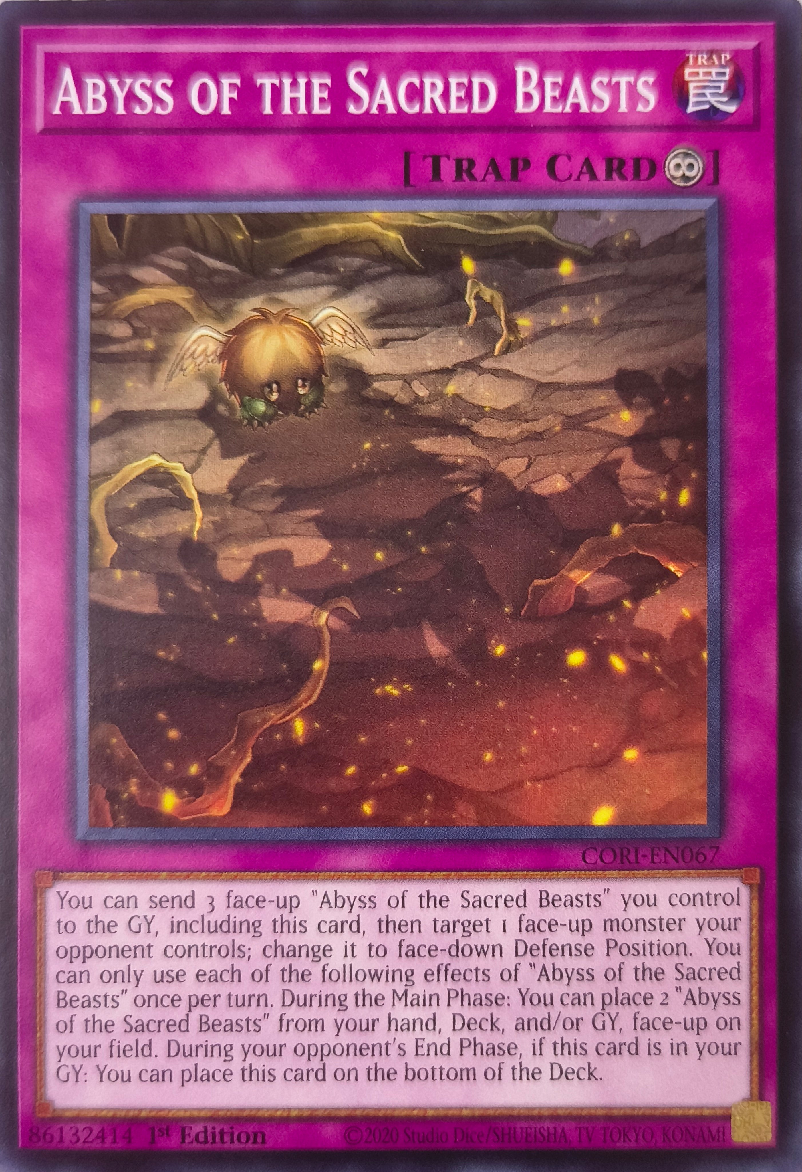 Yugioh! Abyss of the Sacred Beasts Cori-en067 1st Edition