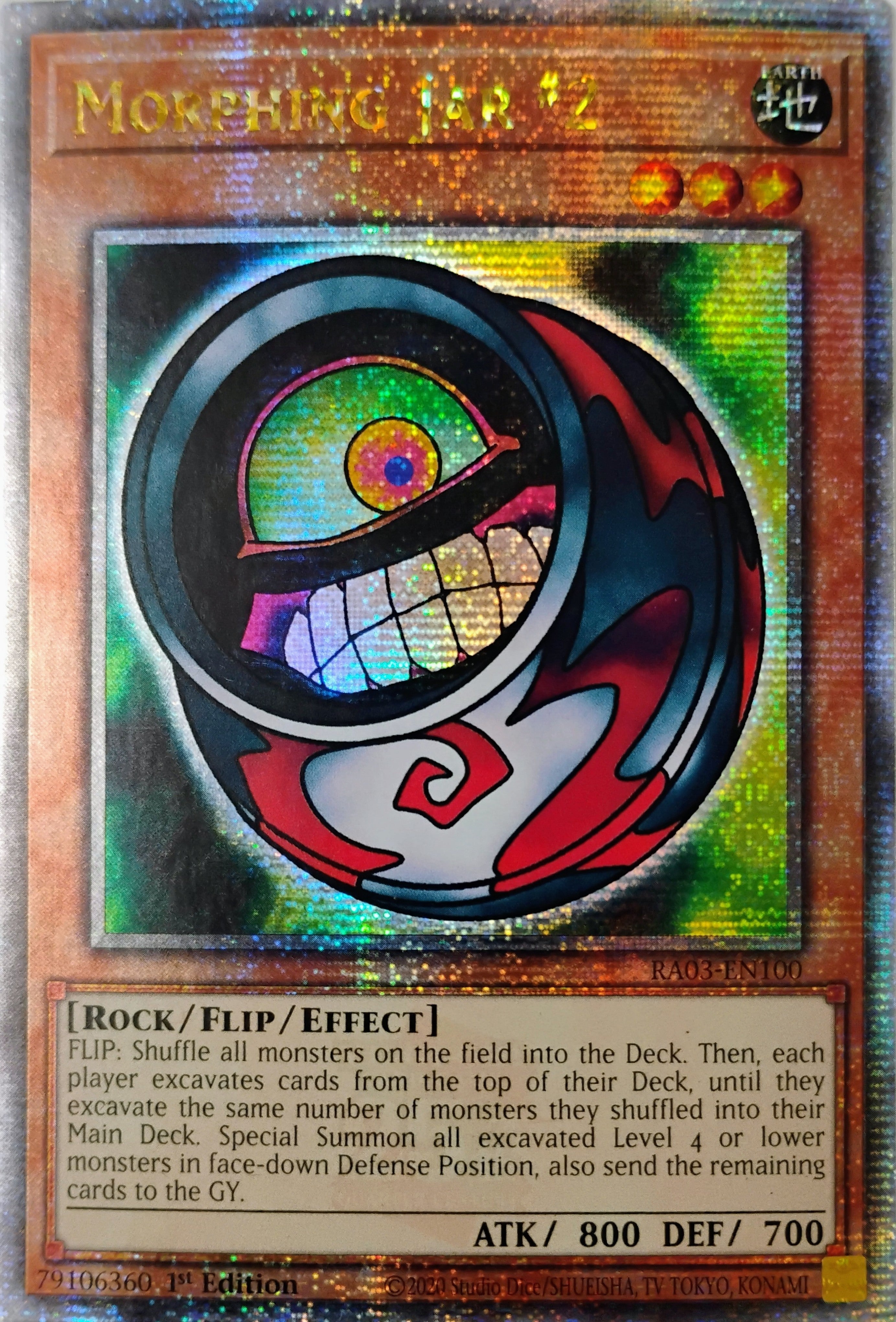 Yugioh! Morphing Jar #2 Ra03-en100 Quarter Century