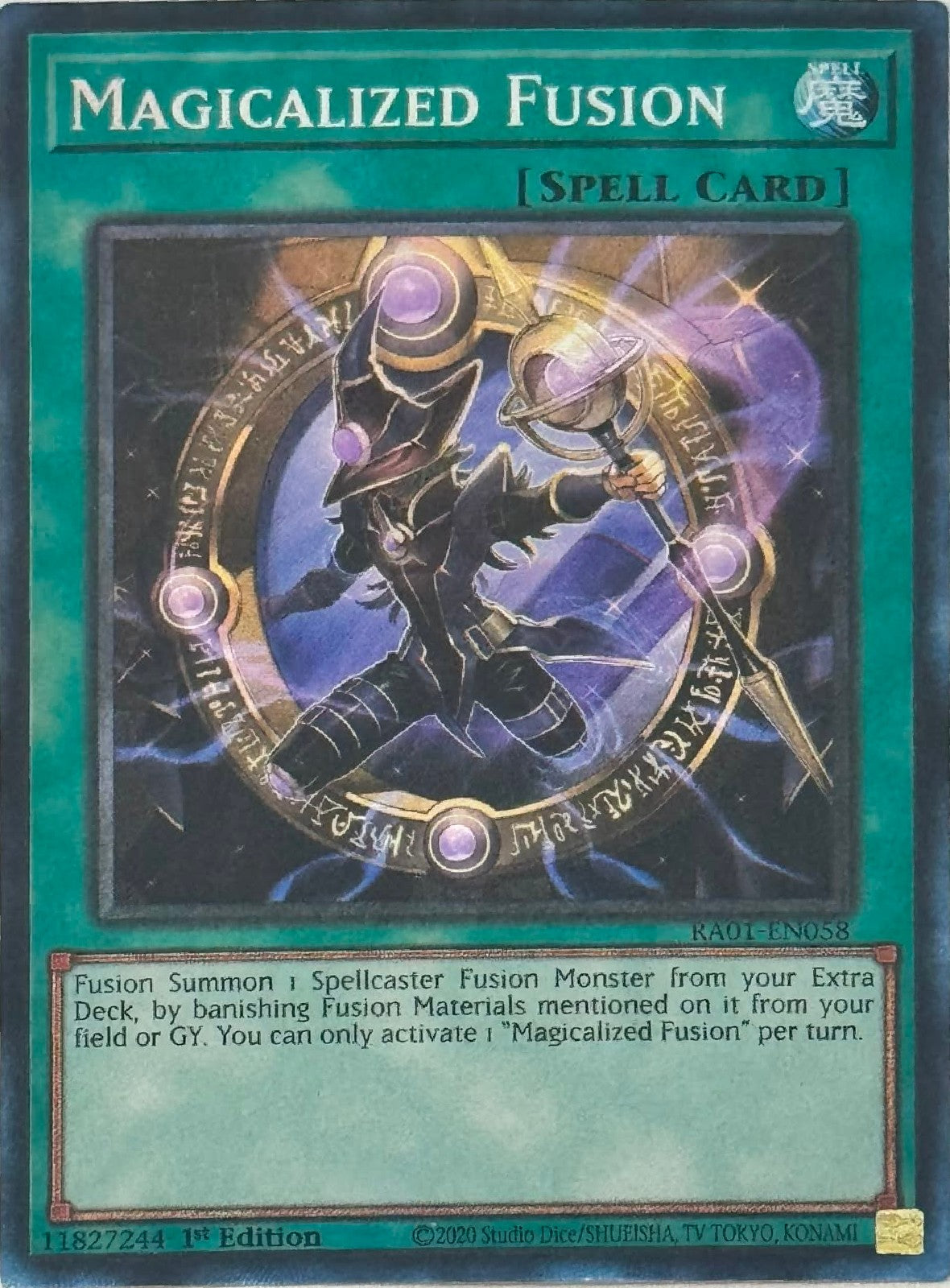 Yugioh! Magicalized Fusión RA01-EN058 1st Edition Collector