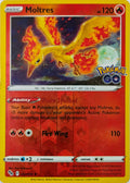 Pokémon tcg Moltres 012/078 (Pokémon go) Reverse