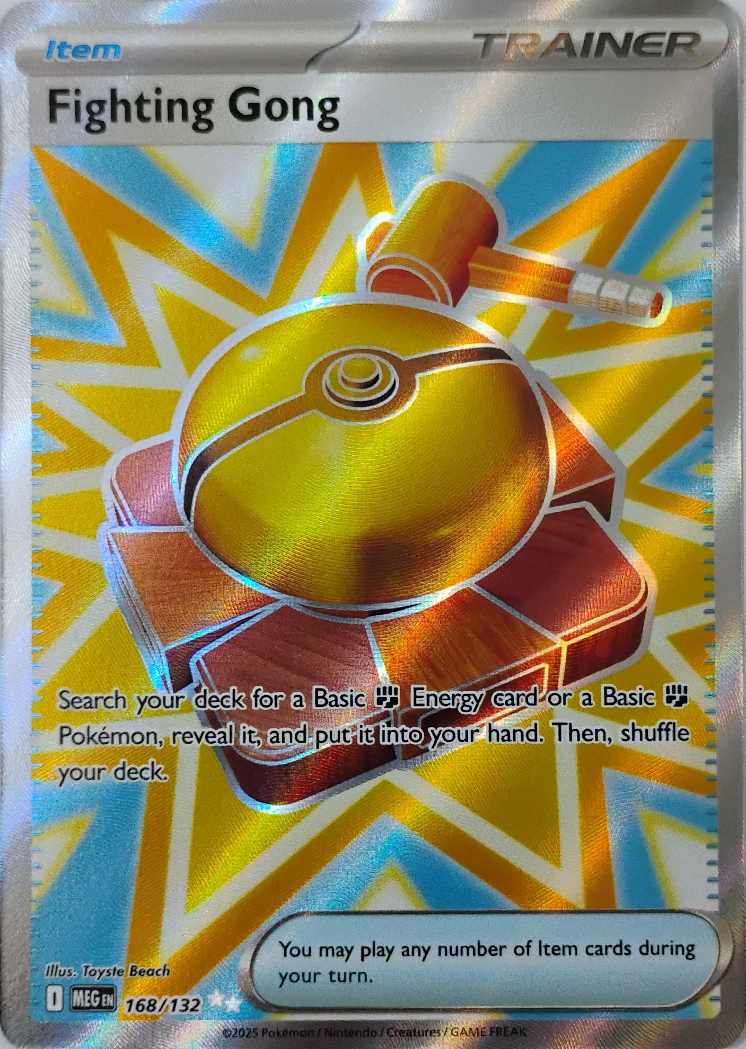 Pokémon tcg Fighting Gong 168/132