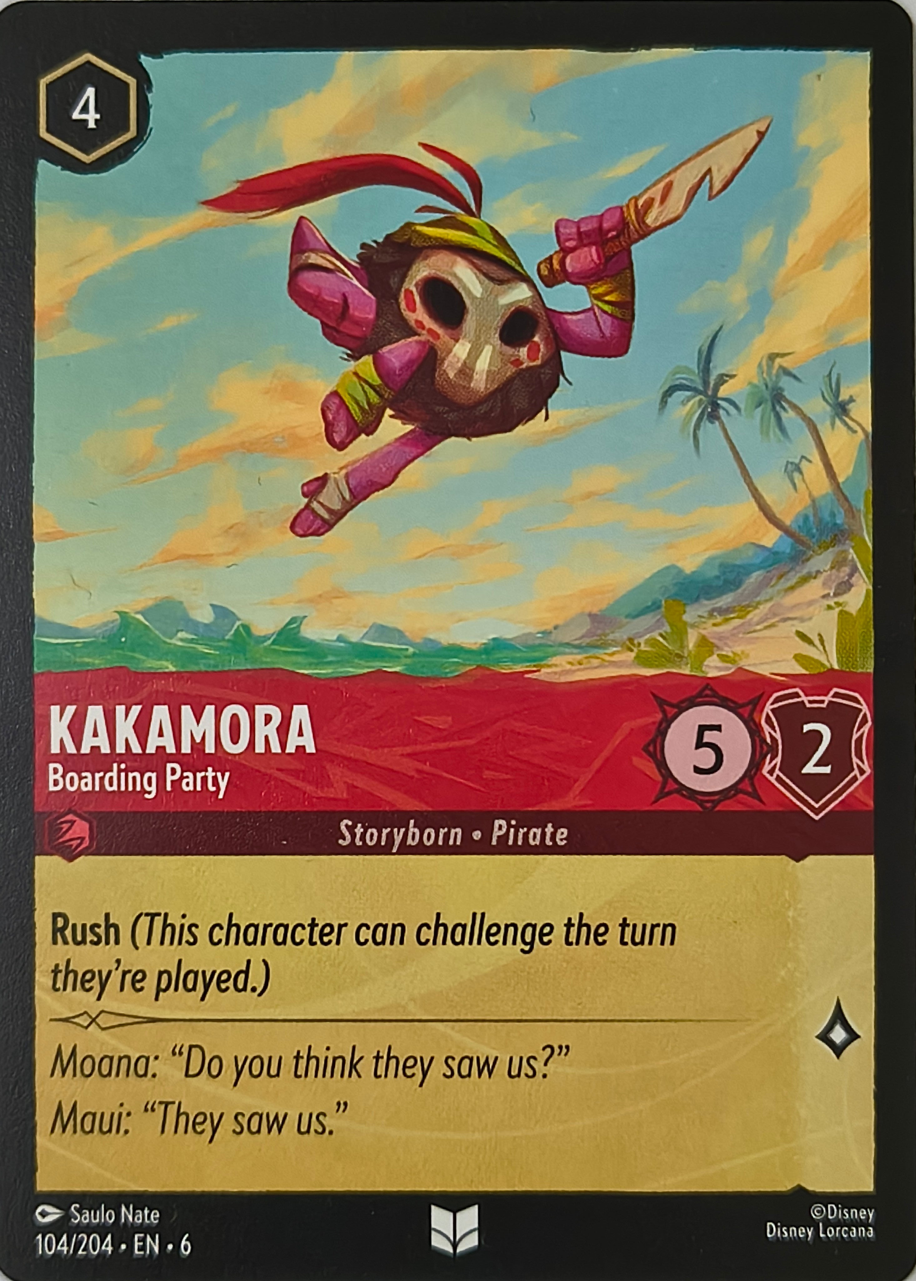 Disney Lorcana Kakamora 104/204
