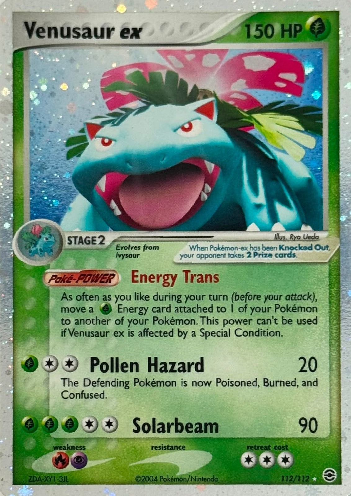 Pokémon Tcg Venusaur ex 112/112 Holo