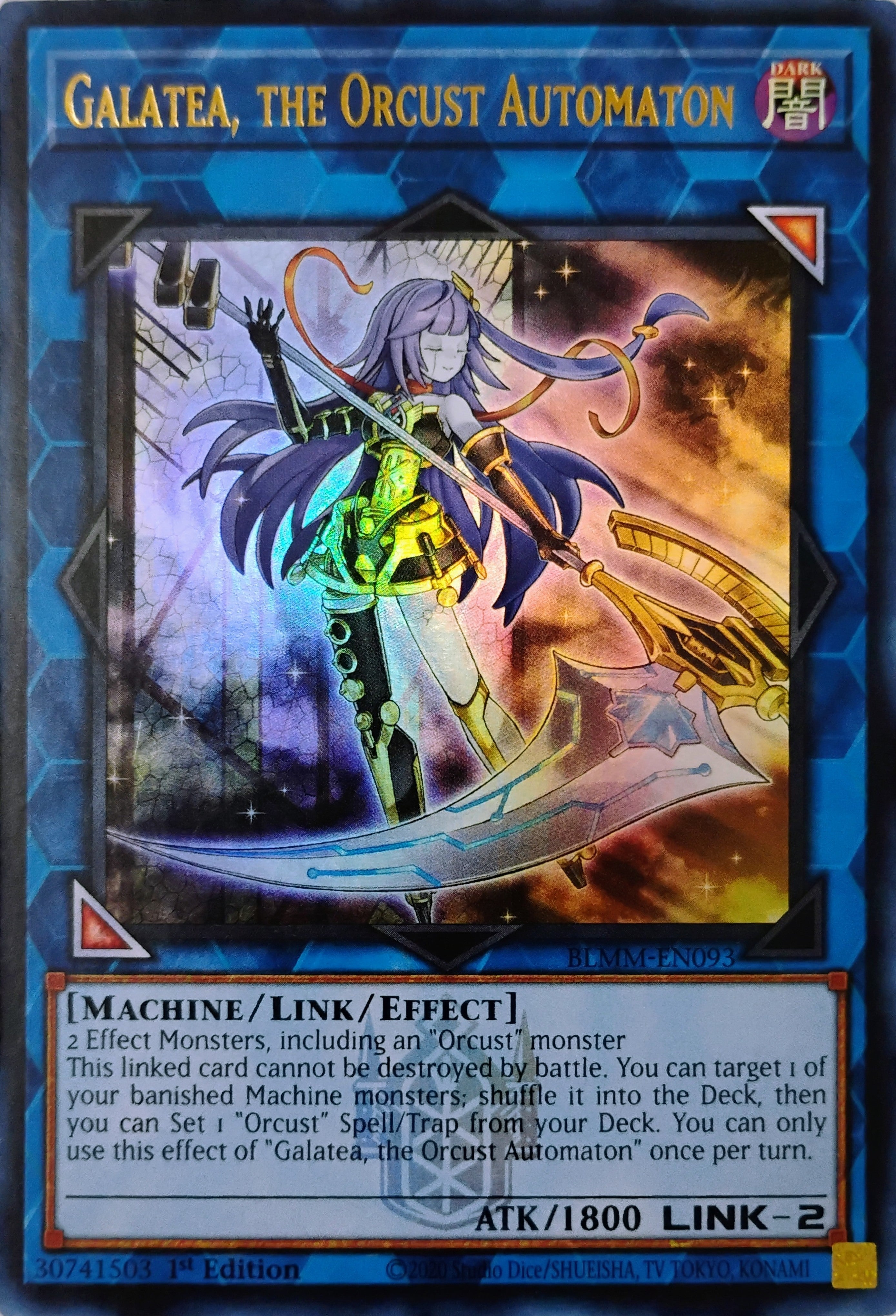 Yugioh! Galatea, The Orcust Automaton Blmm-en093 Ultra Rare
