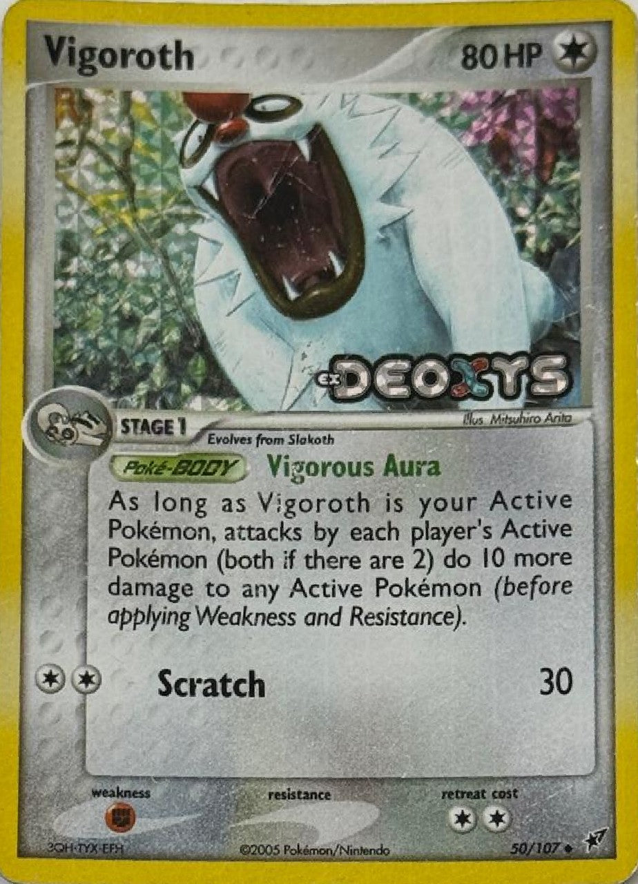 Pokémon Tcg Vigoroth 50/107 Holo (Deoxys)