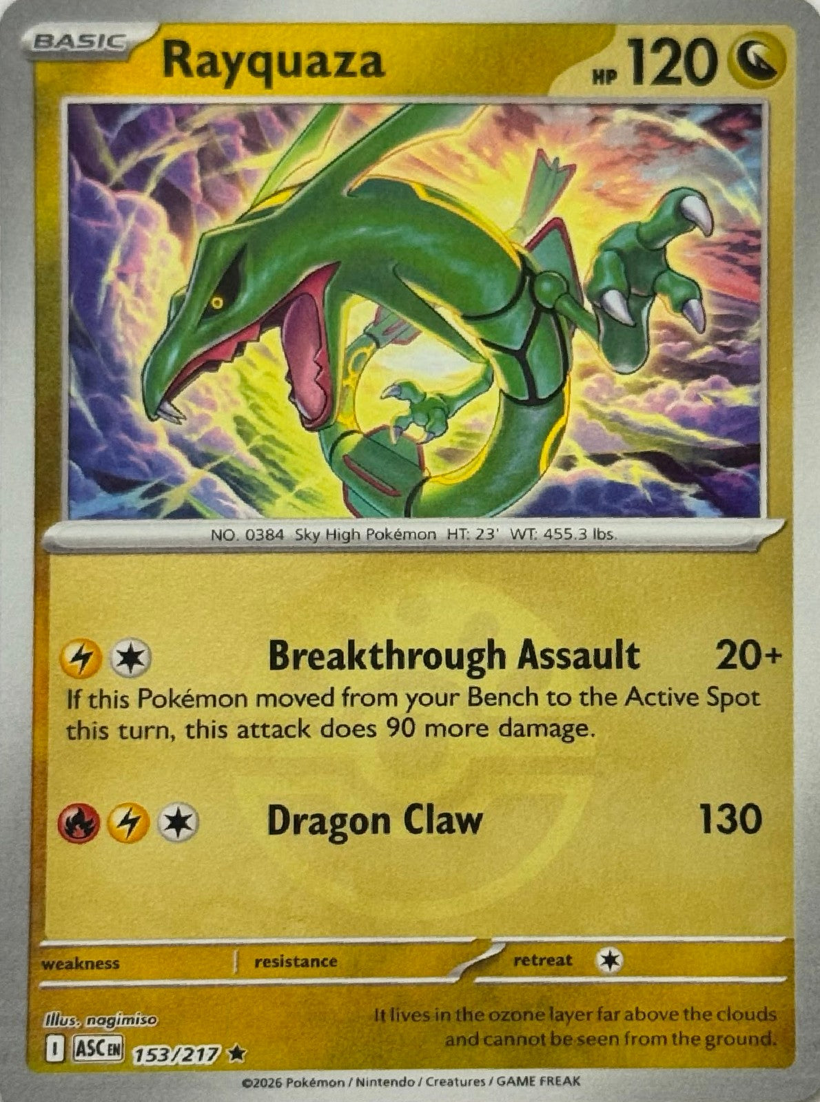 Pokémon Tcg Rayquaza 153/217 (Friend Ball)
