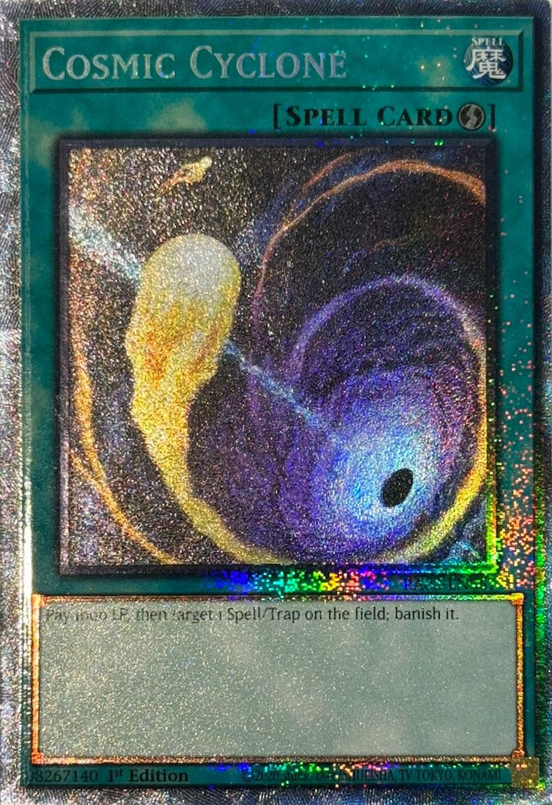 Yugioh! Cosmic Cyclone RA02-EN061 1st Editon Collector's Rare