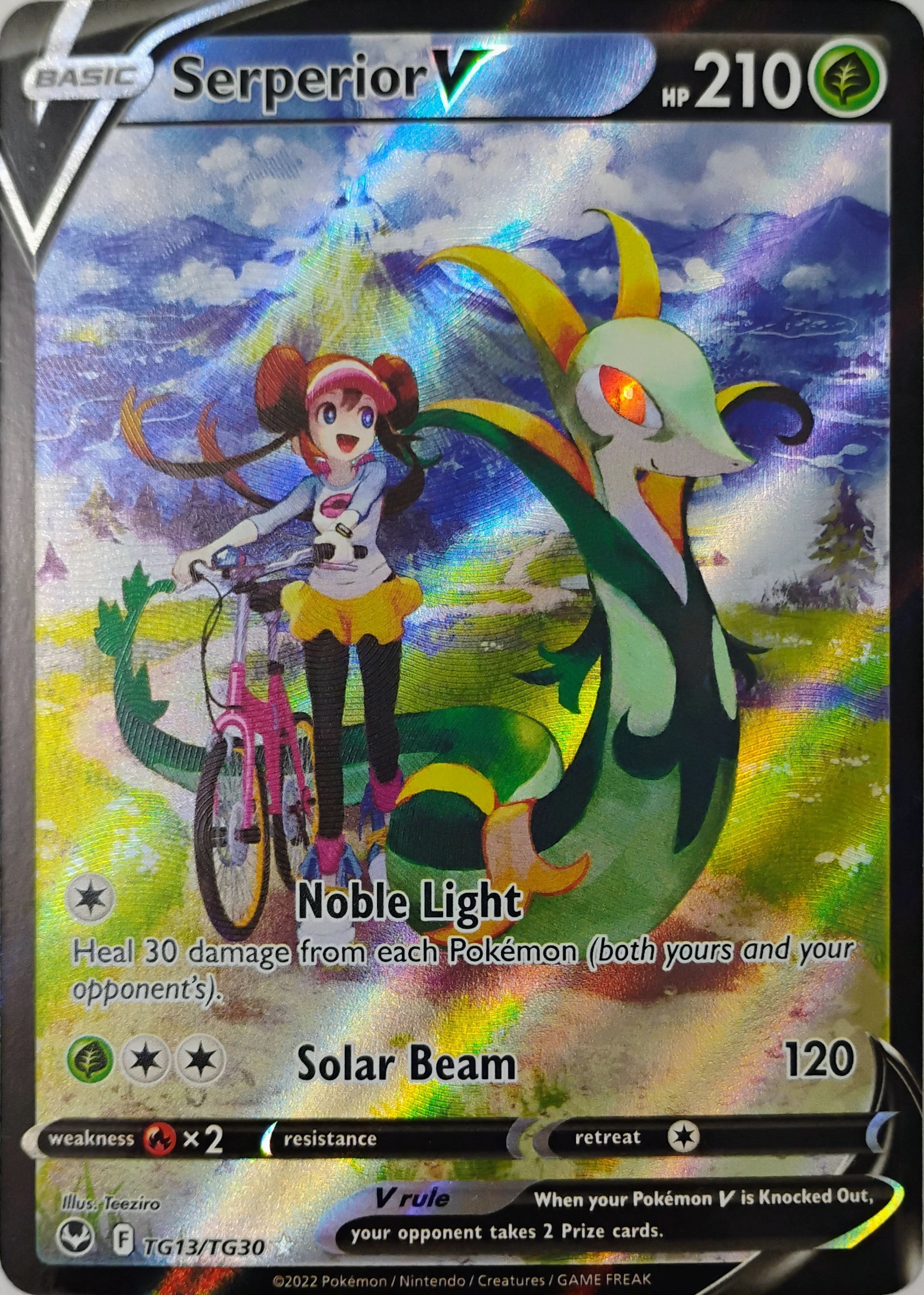 Pokémon tcg Serperior V Tg13/tg30