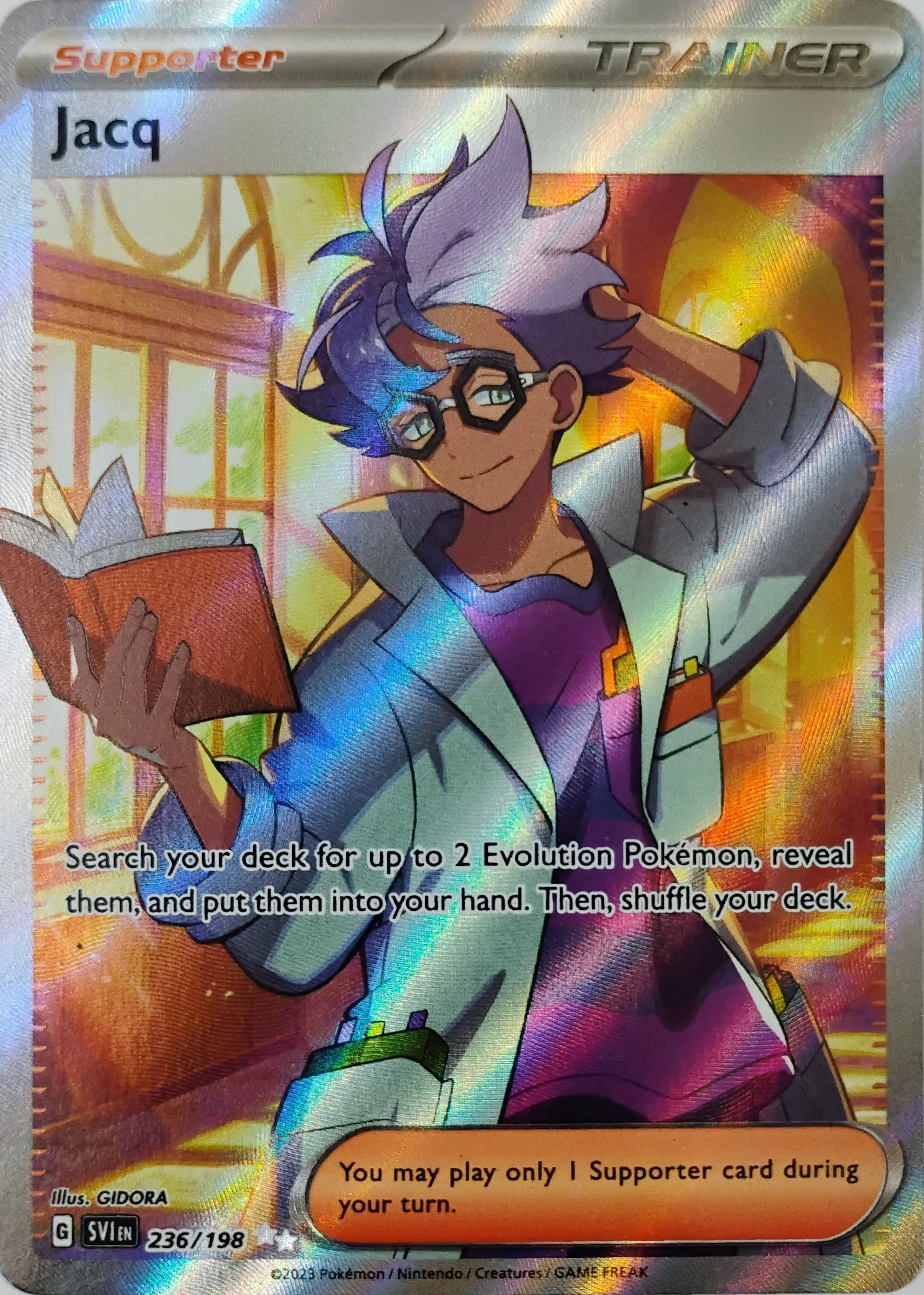 Pokémon tcg Jacq 236/198