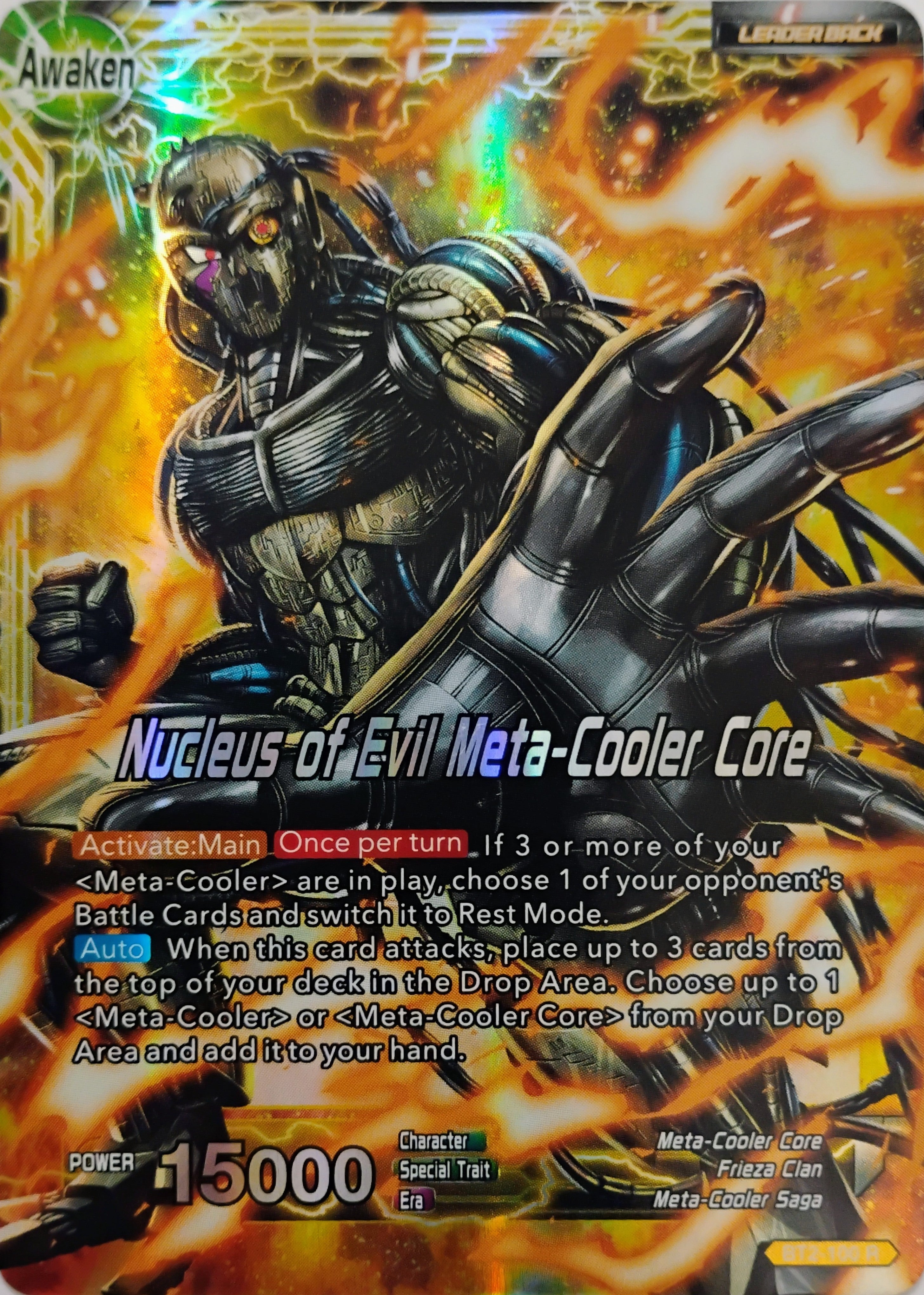 Dragon ball Tcg Meta-cooler // Nucleus Of Evil Meta-Cooler Core Bt2-100