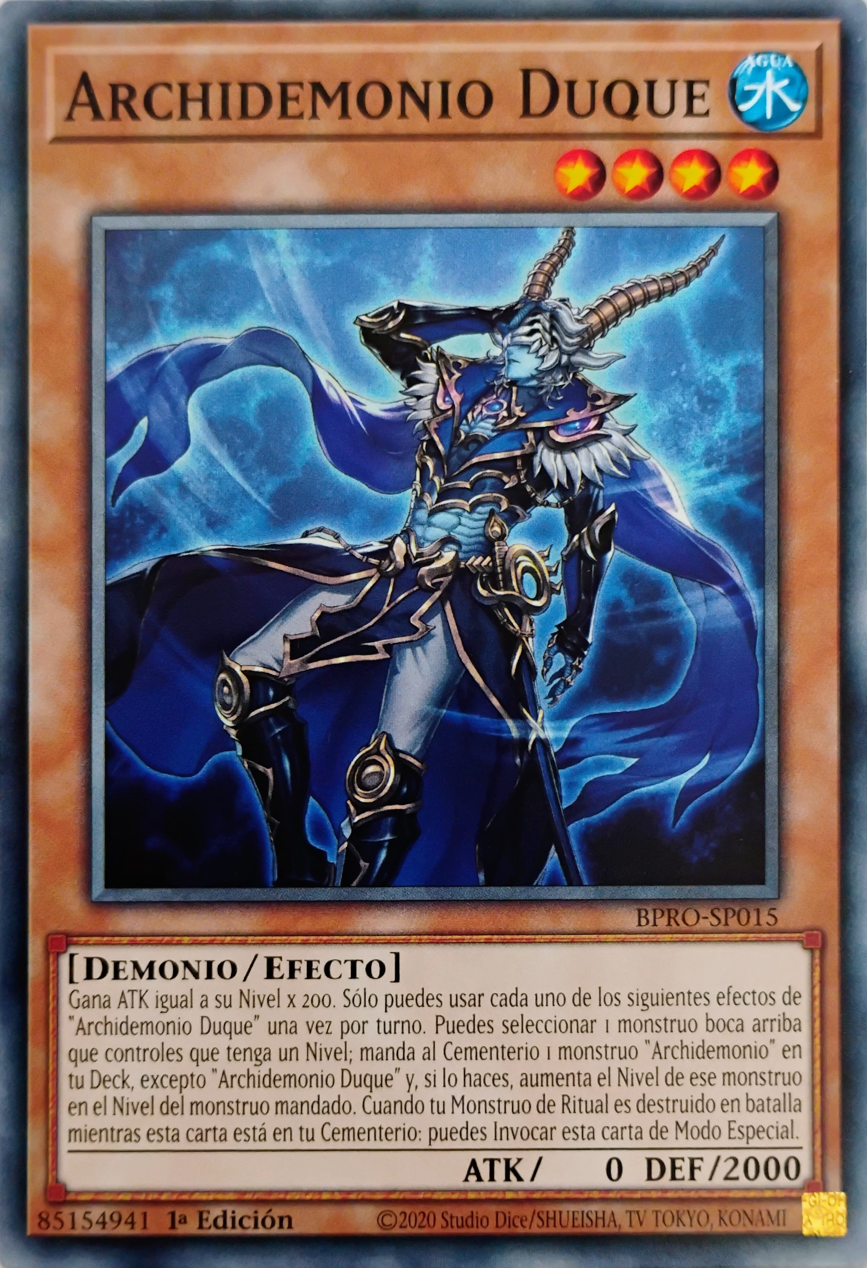 Yugioh! Archidemonio Duque Bpro-sp015