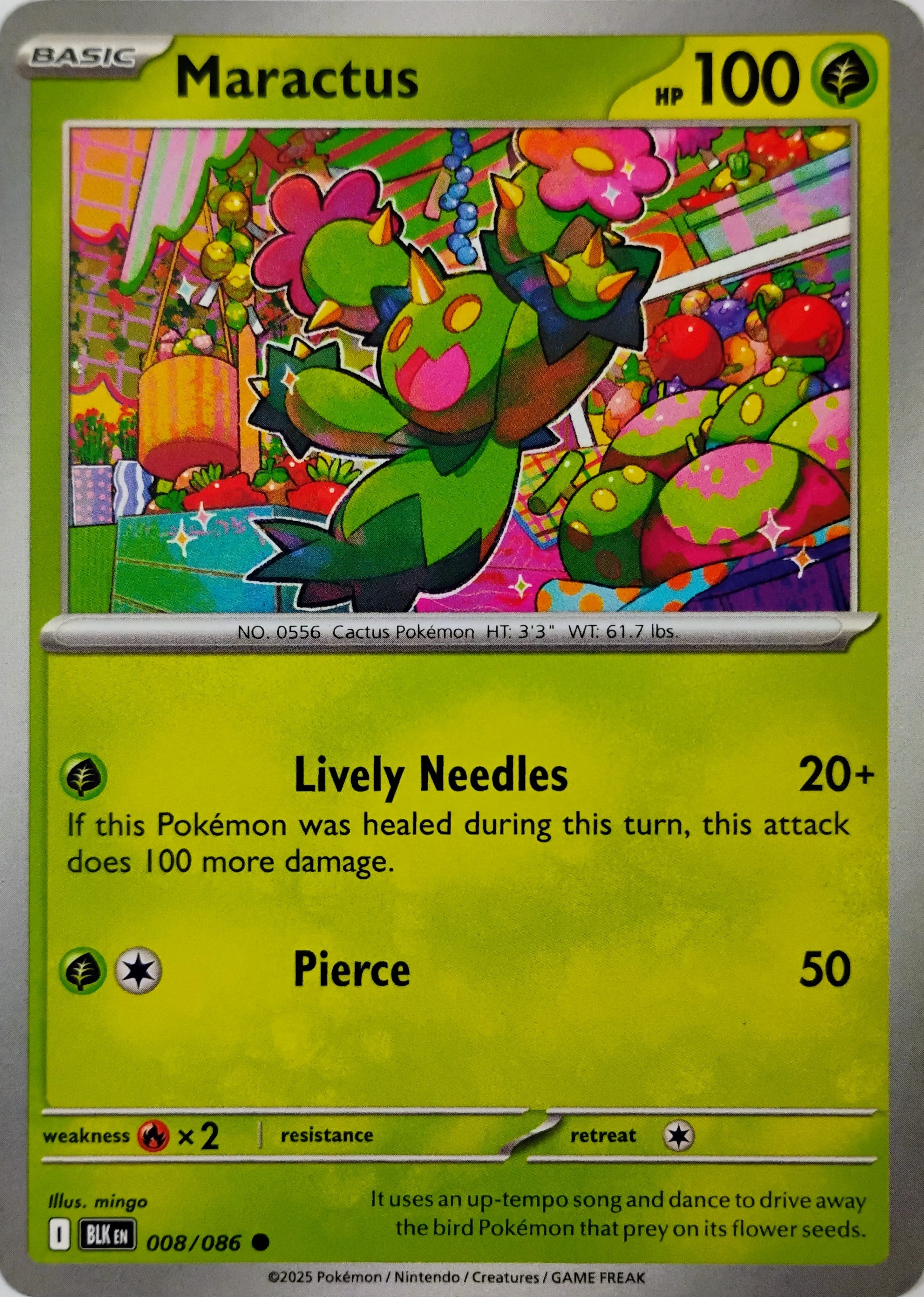 Pokémon tcg Maractus 008/086