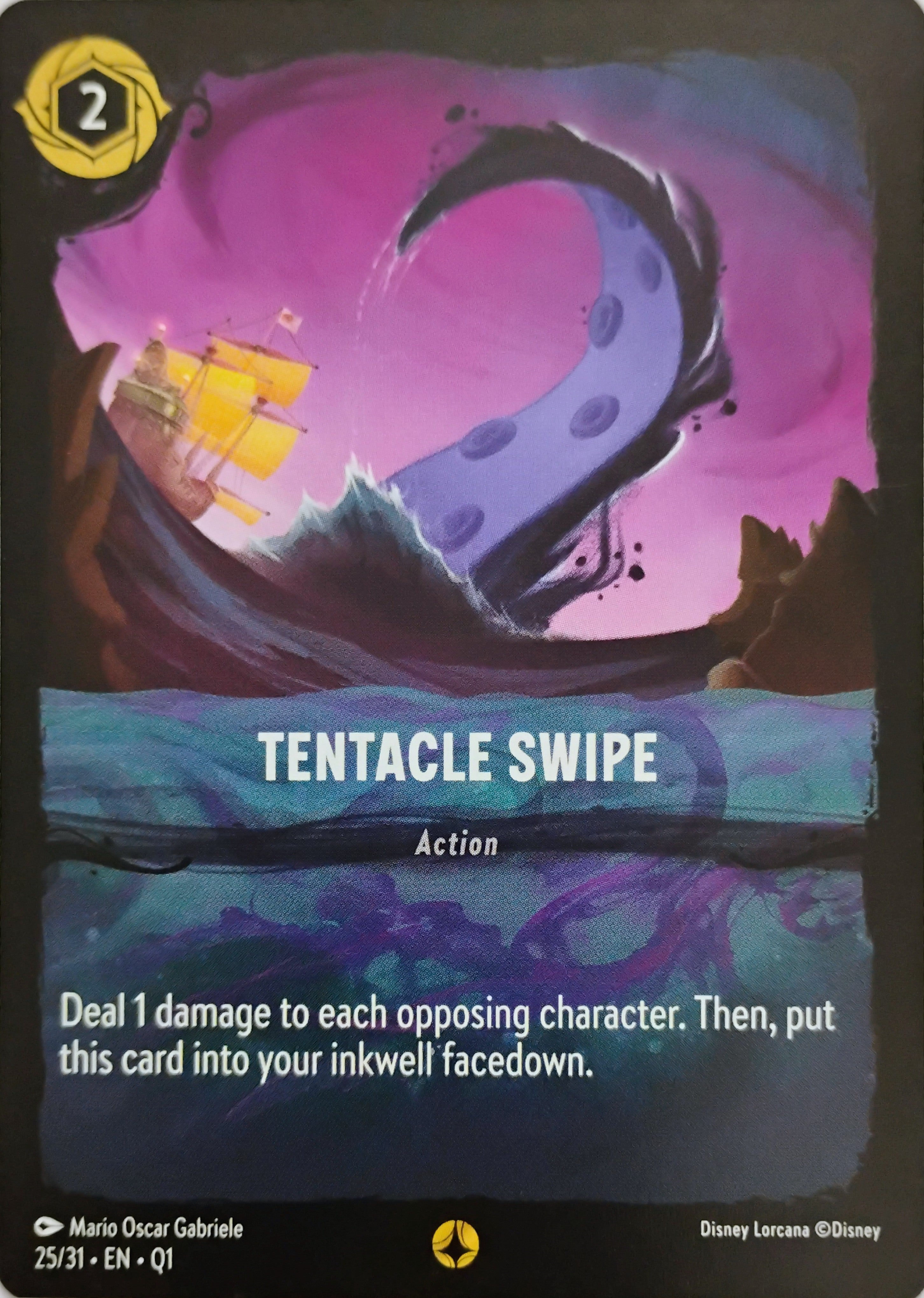 Disney Lorcana Tentacle Swipe 25/31