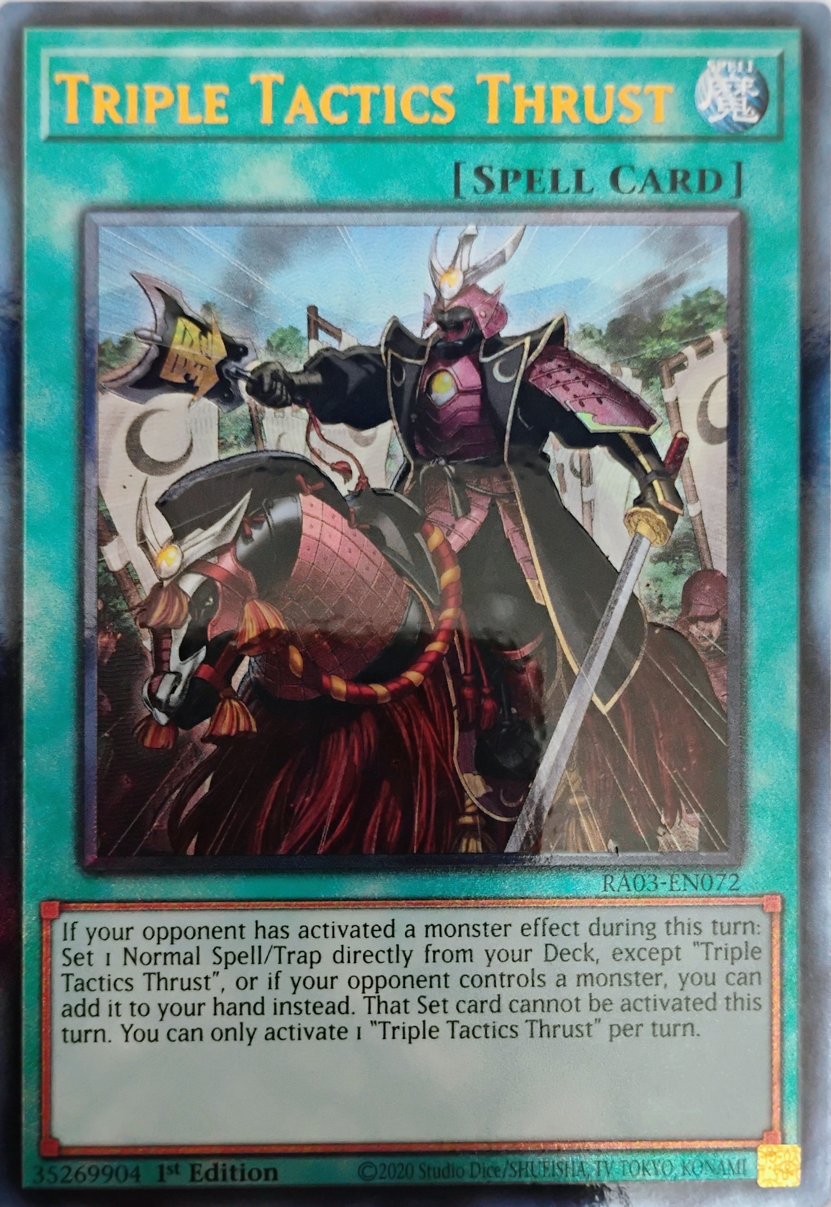 Yugioh! Triple tactics Thrust Ra03-en072 Ultimate