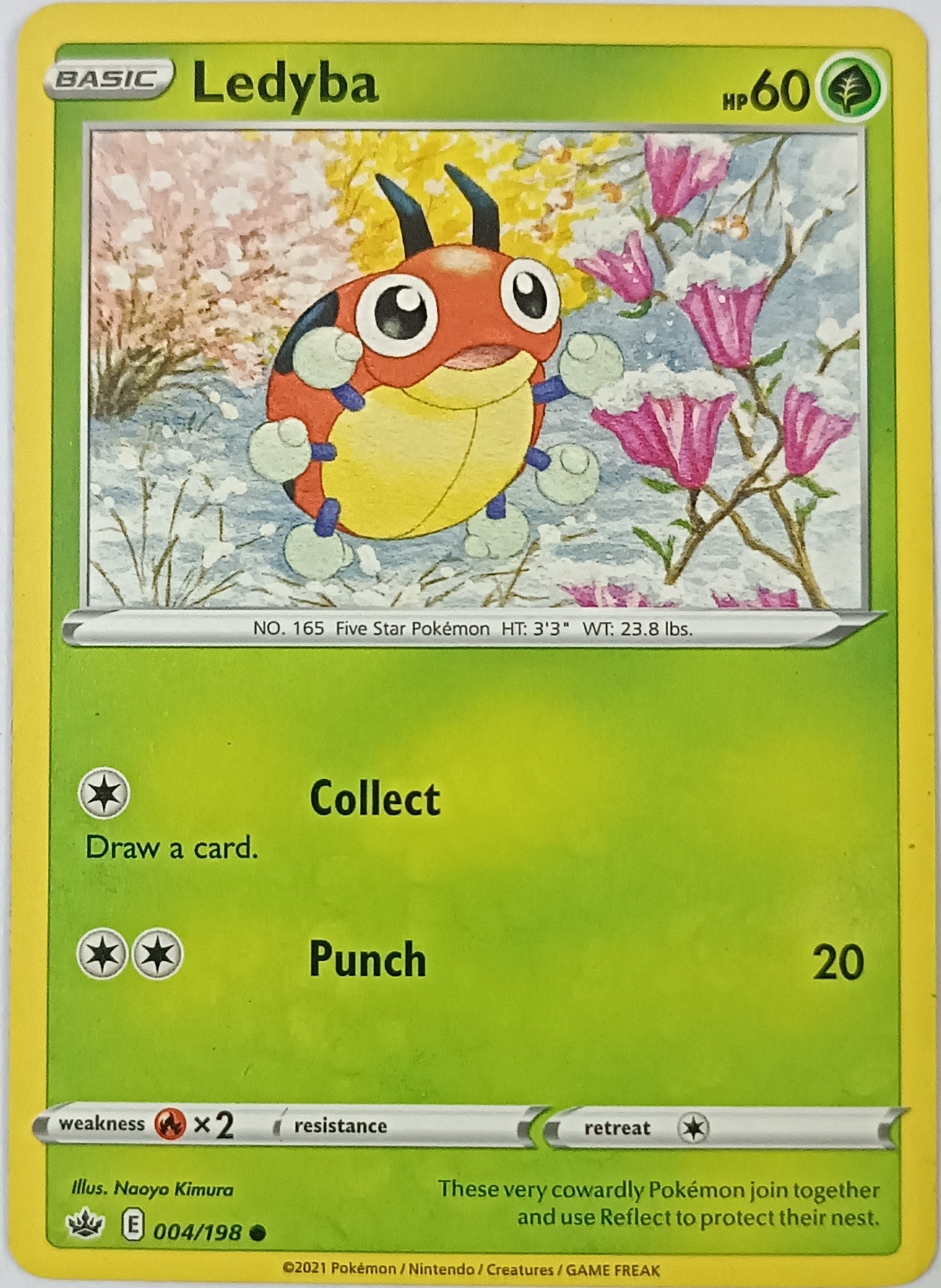 Pokemon Tcg Ledyba 004/198