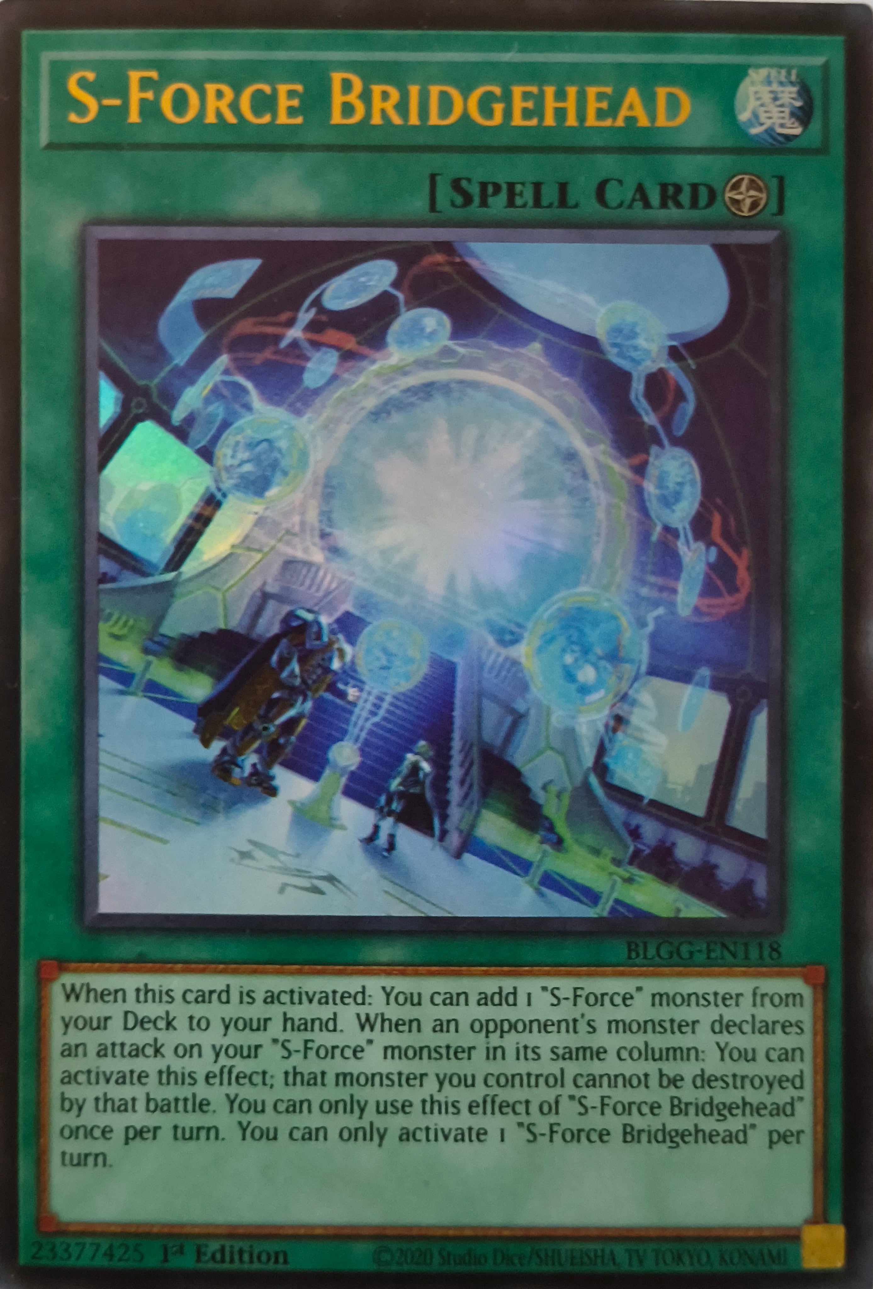 Yugioh! S-Force Bridgehead Blgg-en117 1st edition Ultra Rare