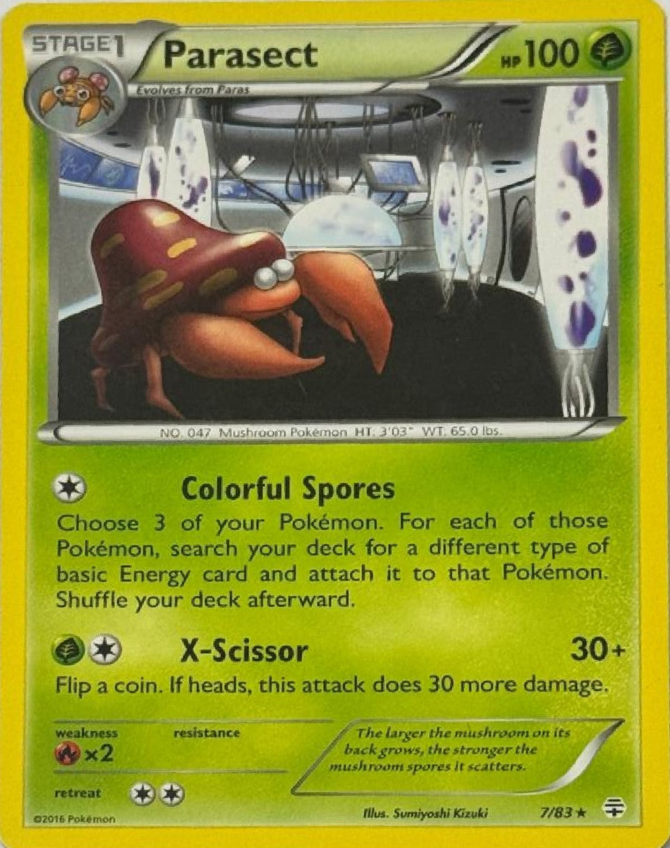 Pokémon Tcg Parasect 7/83