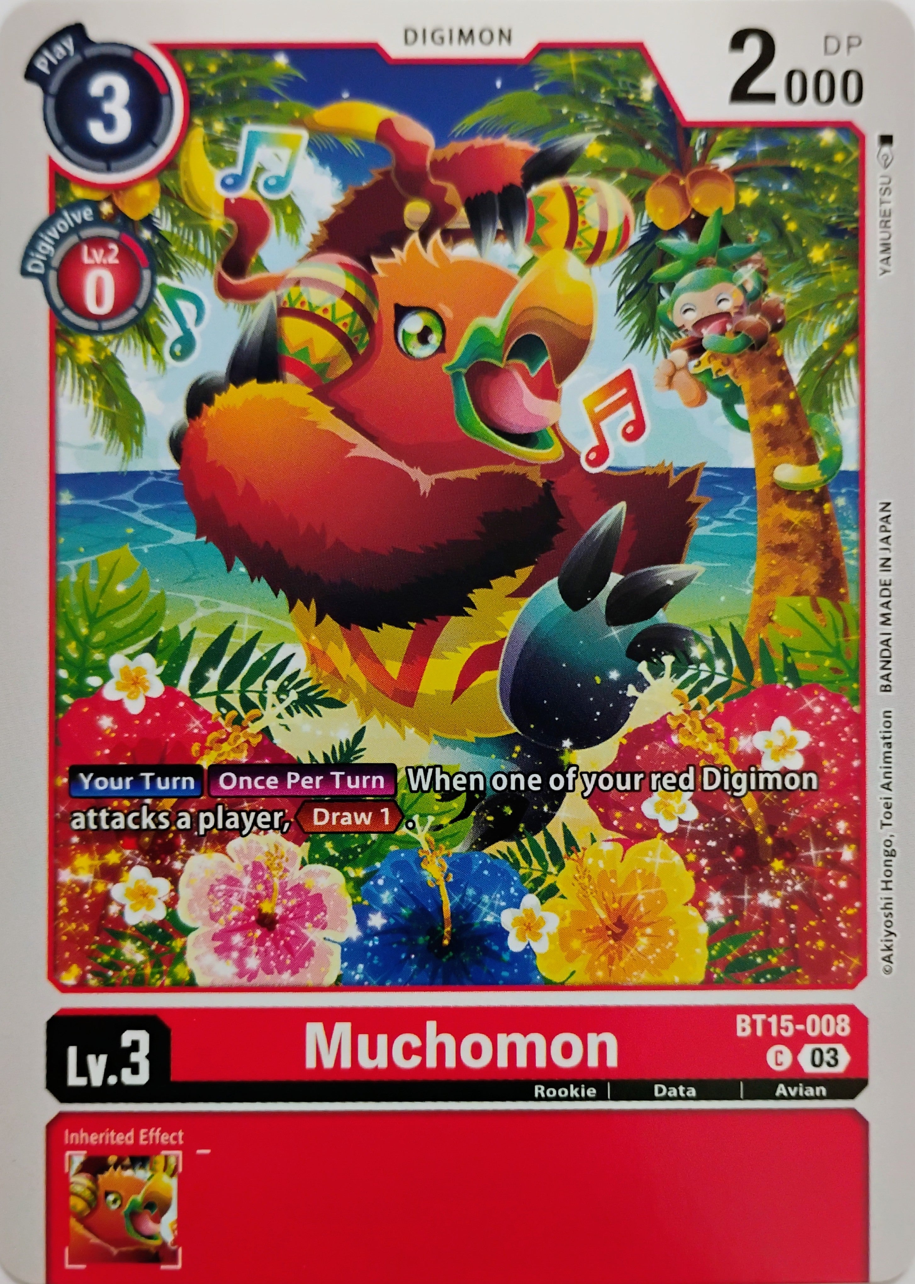 Digimon tcg Muchomon Bt15-008