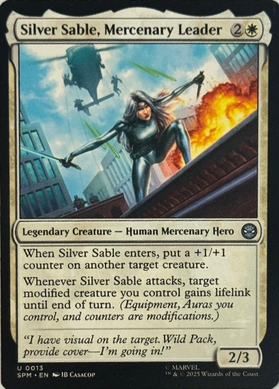 Magic Tcg Silver Sable Mercenary Leader 0013 Común
