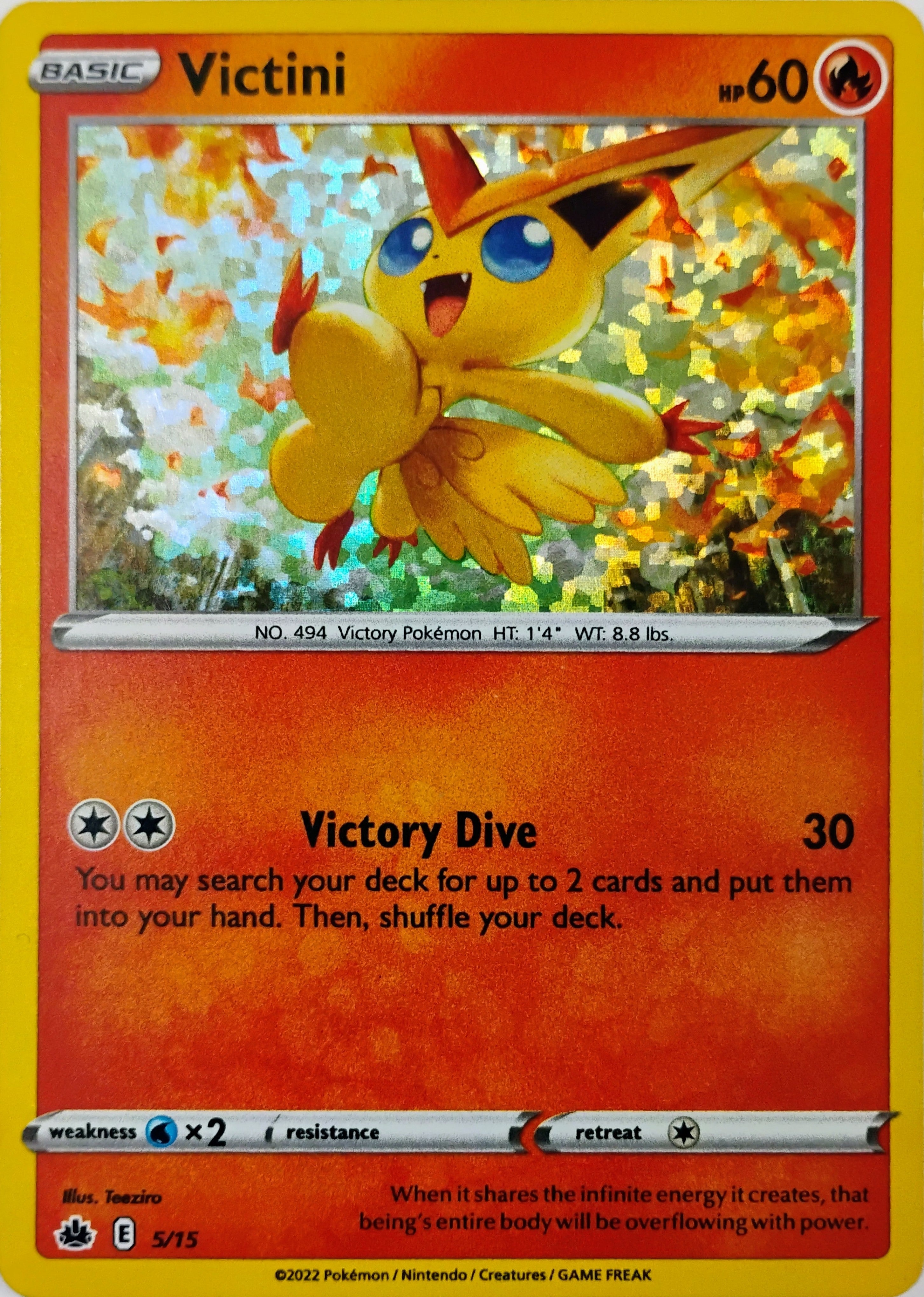 Pokémon tcg Victini 5/15 Promo
